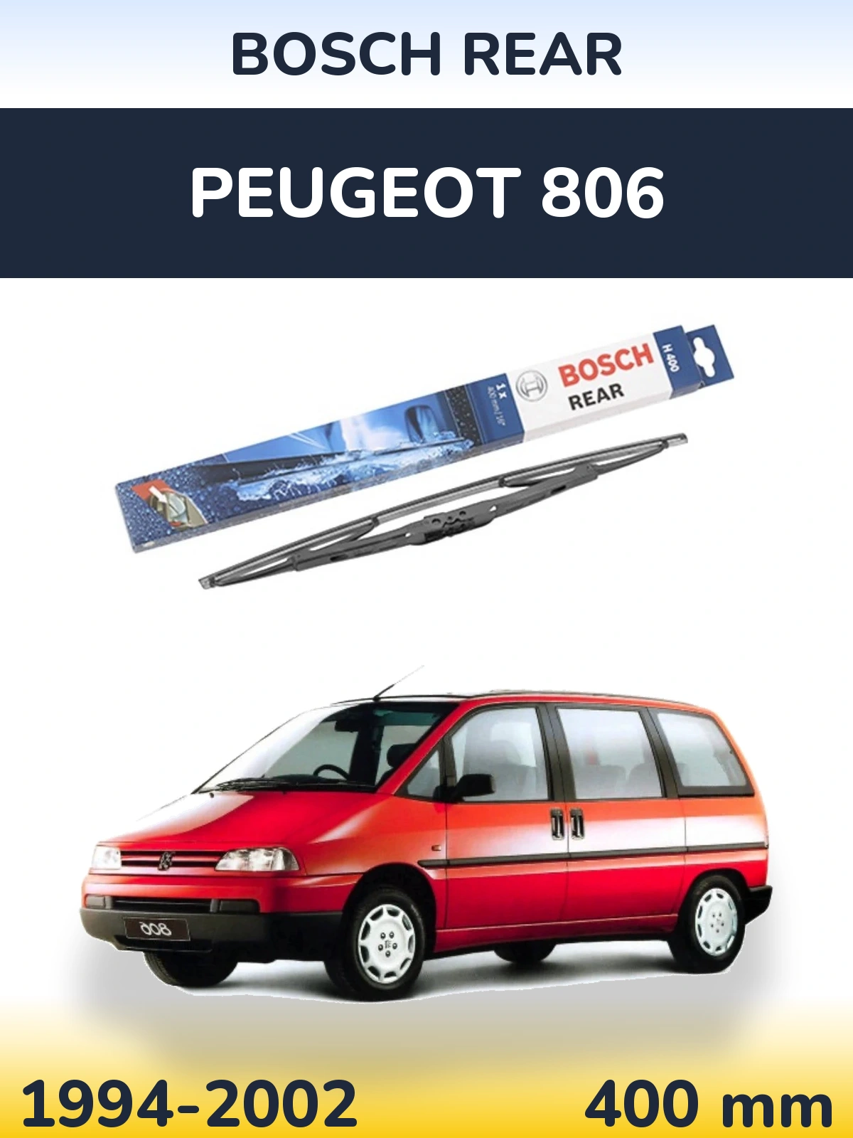Ștergătoare BOSCH Rear pentru Peugeot 806