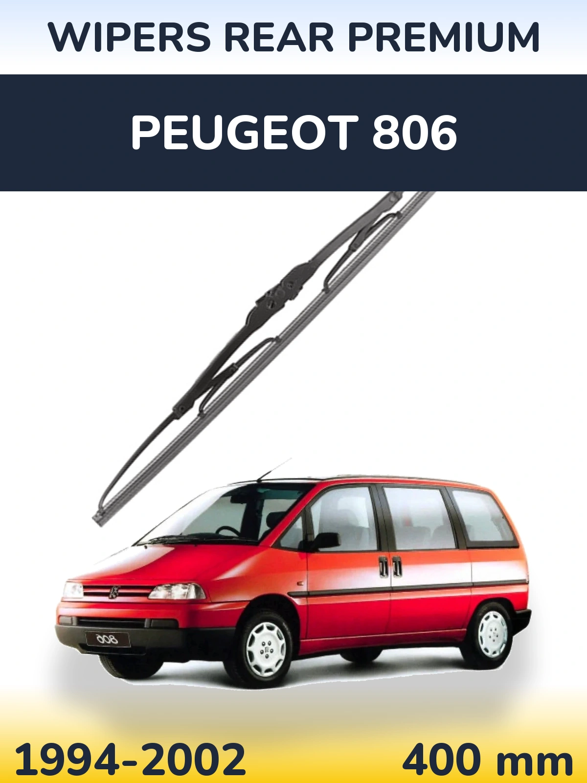 Ștergătoare WIPERS REAR PREMIUM pentru Peugeot 806