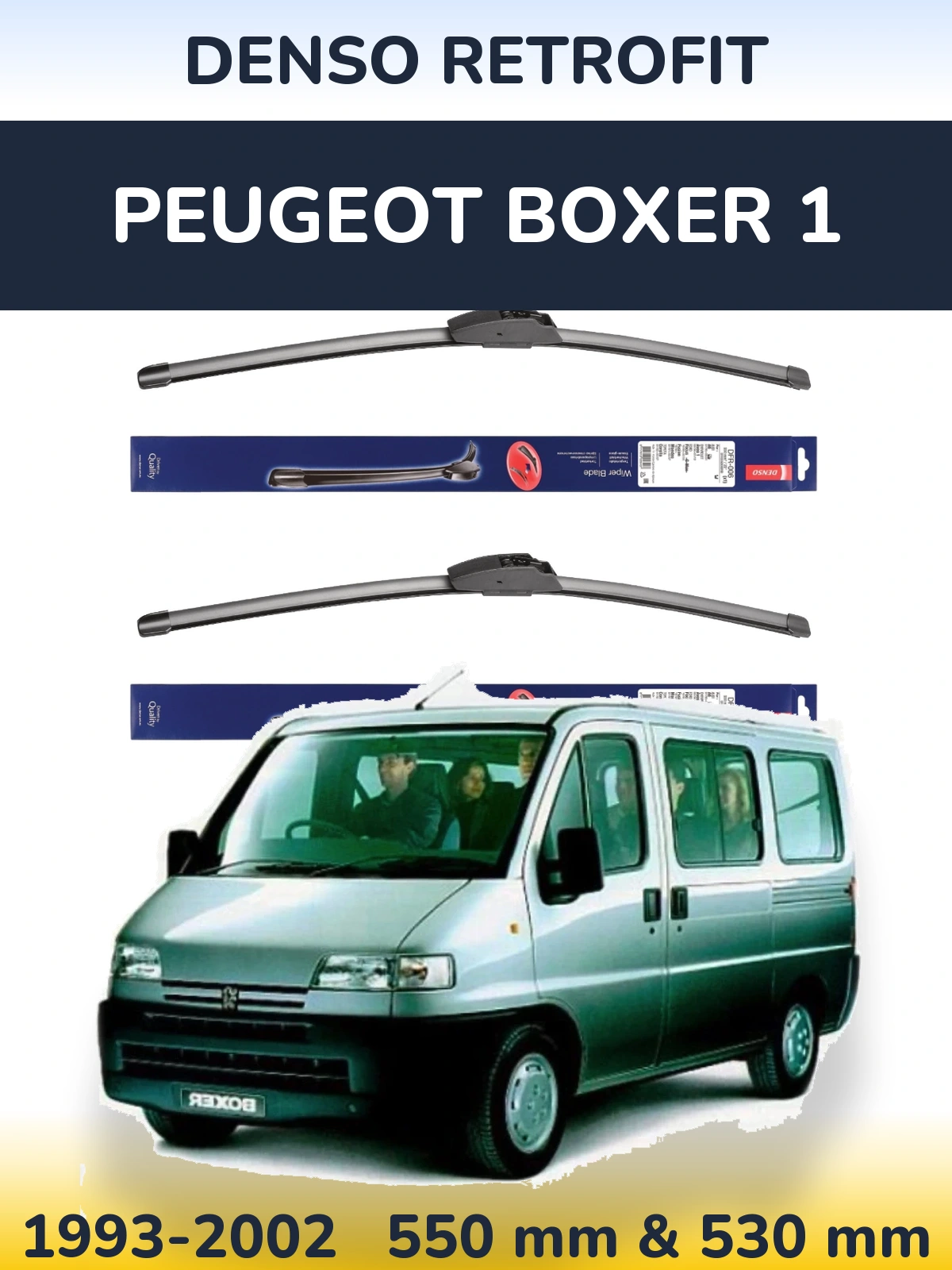 Ștergătoare Denso Retrofit pentru Peugeot Boxer 1
