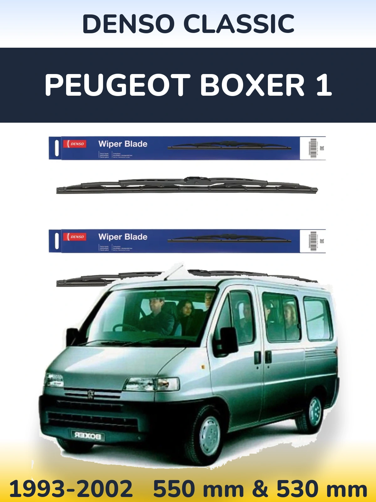 Ștergătoare Denso Classic pentru Peugeot Boxer 1