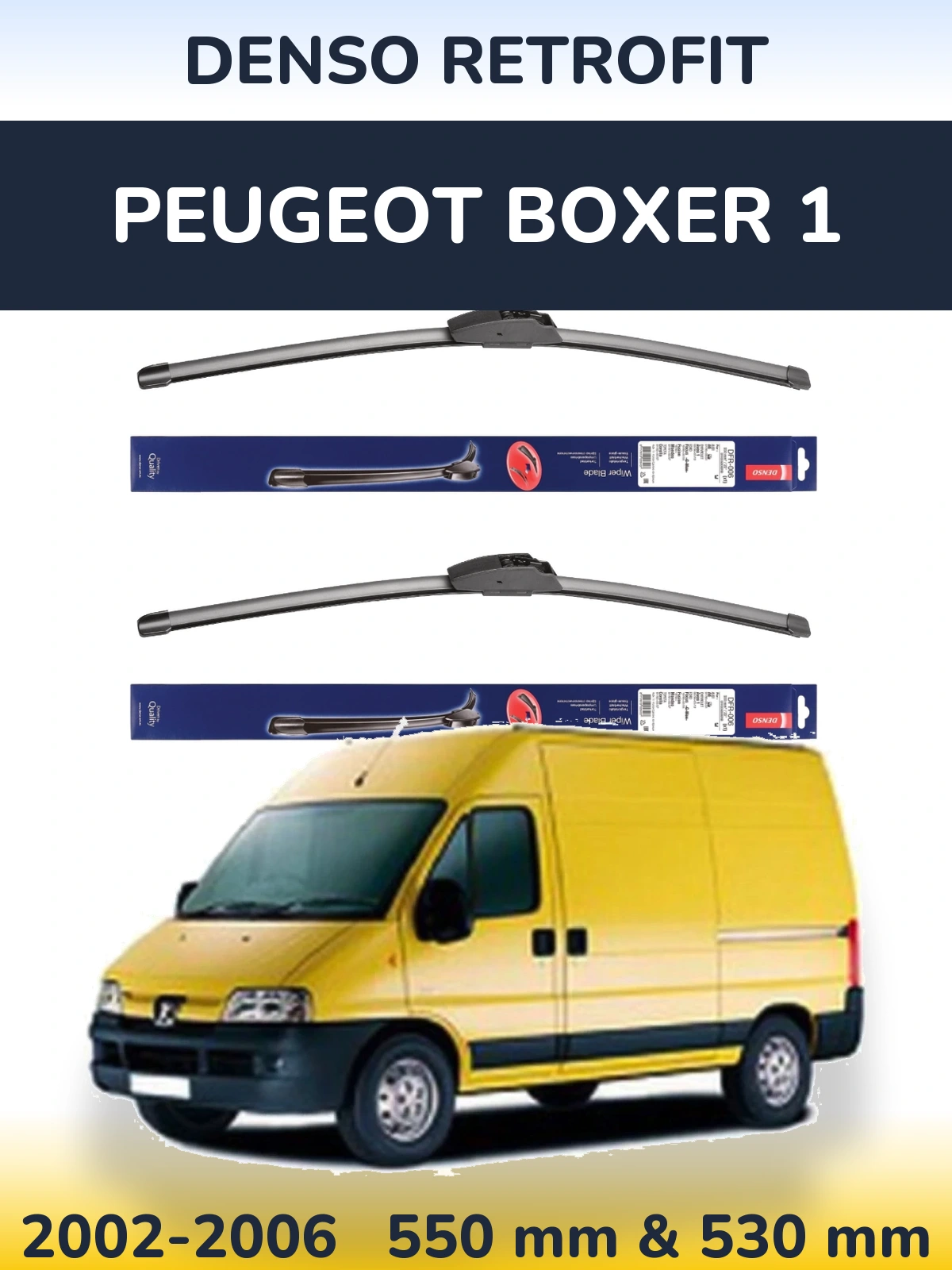 Ștergătoare Denso Retrofit pentru Peugeot Boxer 1