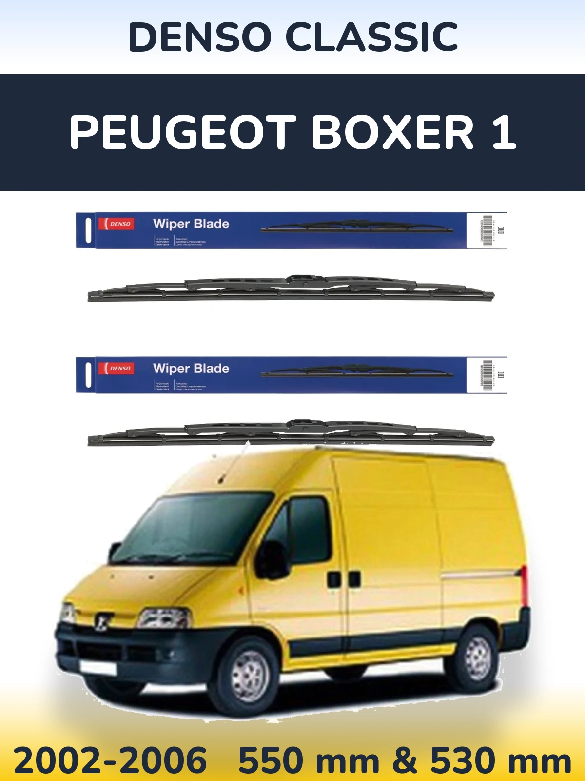 Ștergătoare Denso Classic pentru Peugeot Boxer 1