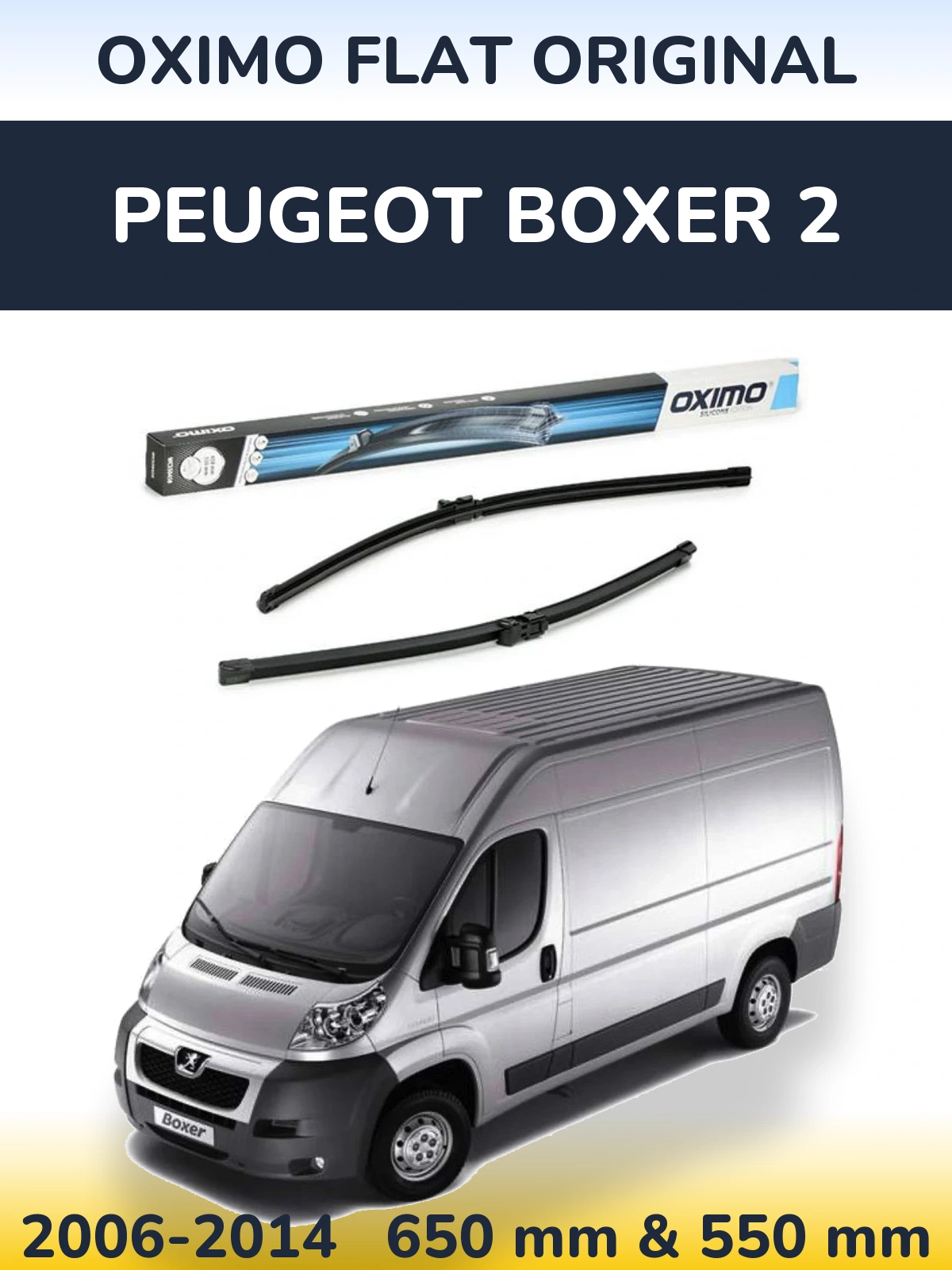 Ștergătoare Oximo Flat Original pentru Peugeot Boxer 2