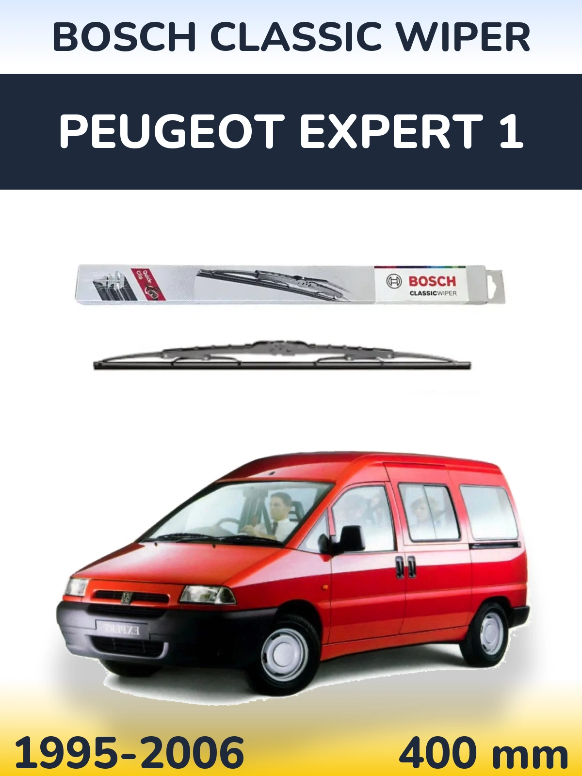 Ștergătoare BOSCH Classic Wiper pentru Peugeot Expert 1