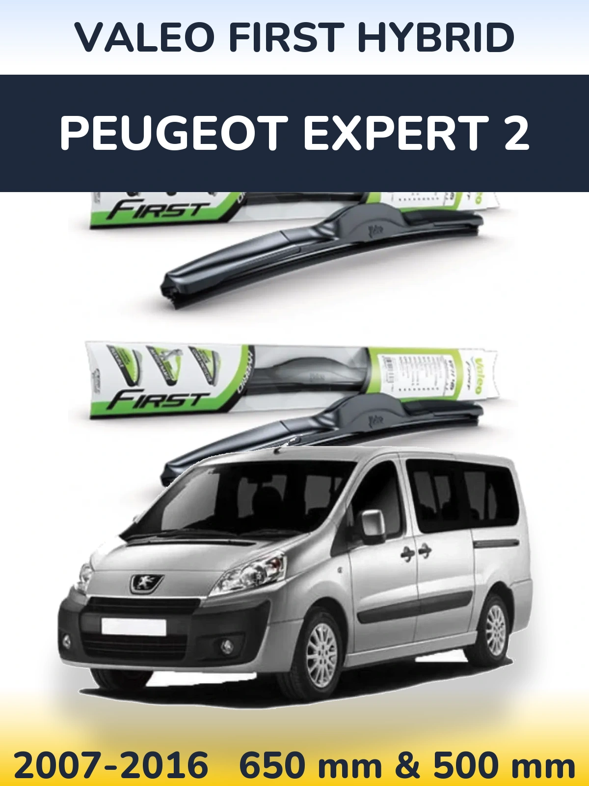 Ștergătoare Valeo First Hybrid pentru Peugeot Expert 2