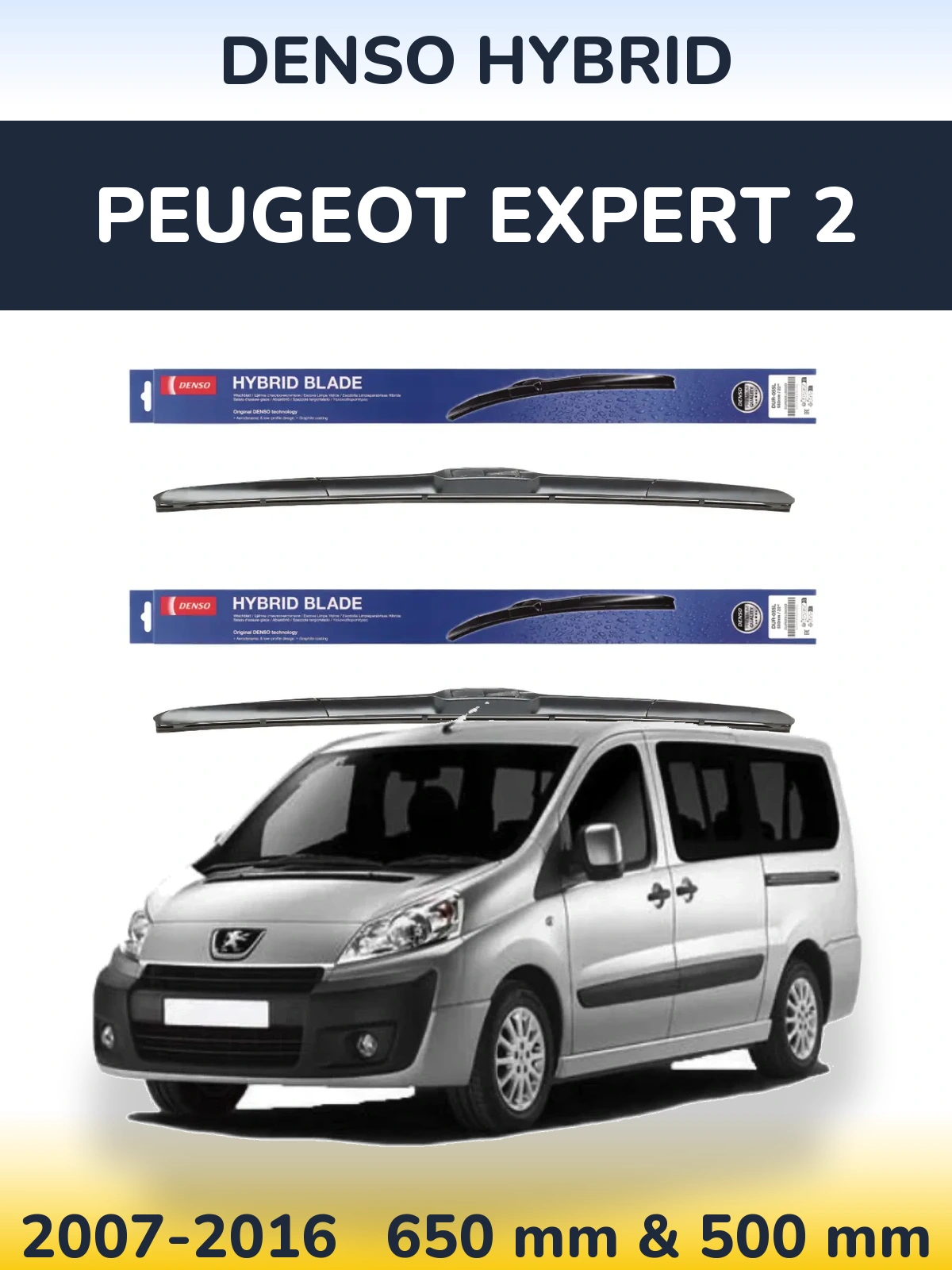 Ștergătoare Denso Hybrid pentru Peugeot Expert 2