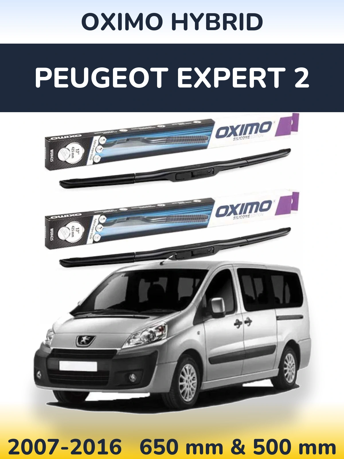 Ștergătoare Oximo Hybrid pentru Peugeot Expert 2