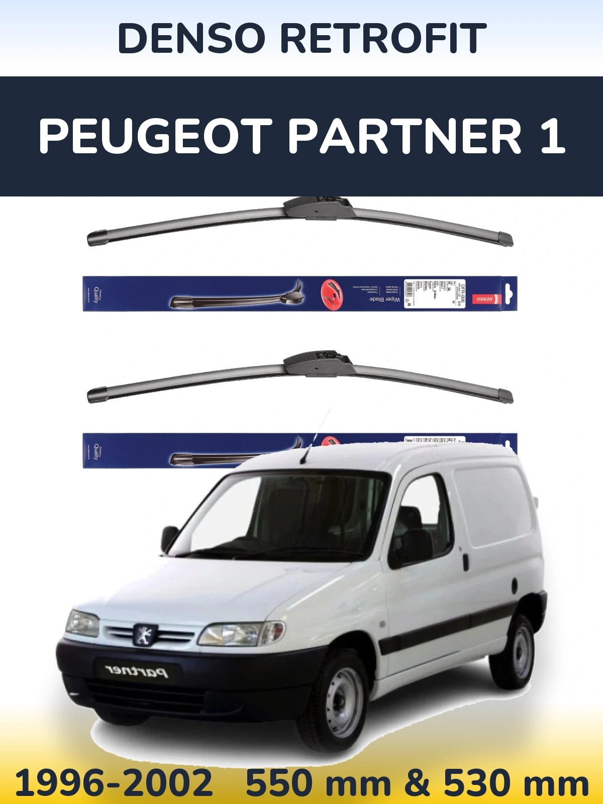 Ștergătoare Denso Retrofit pentru Peugeot Partner 1