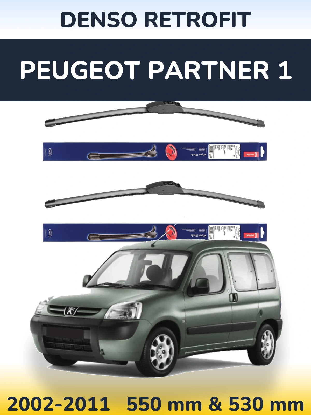 Ștergătoare Denso Retrofit pentru Peugeot Partner 1
