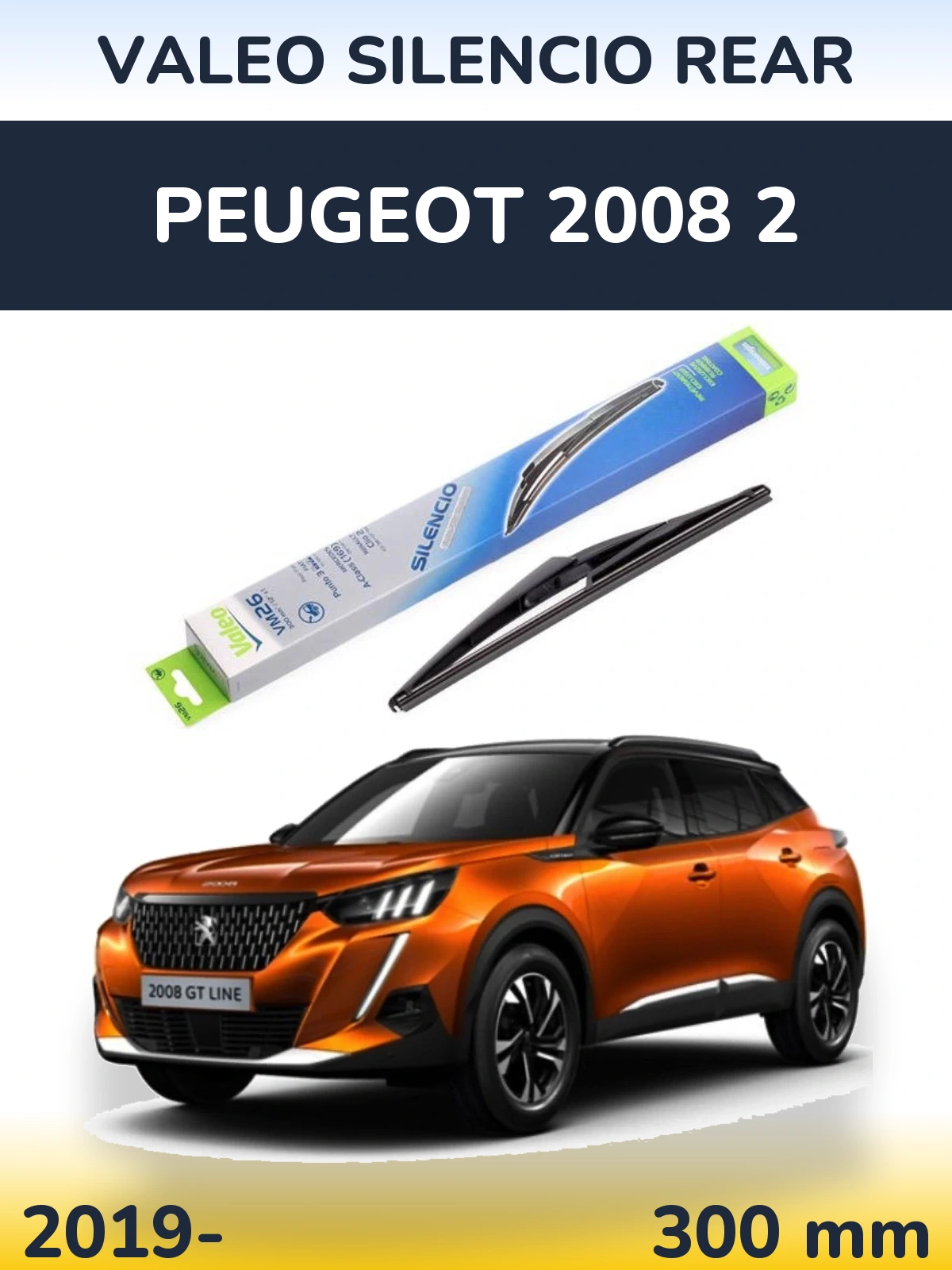 Ștergătoare Valeo Silencio Rear pentru Peugeot 2008 2