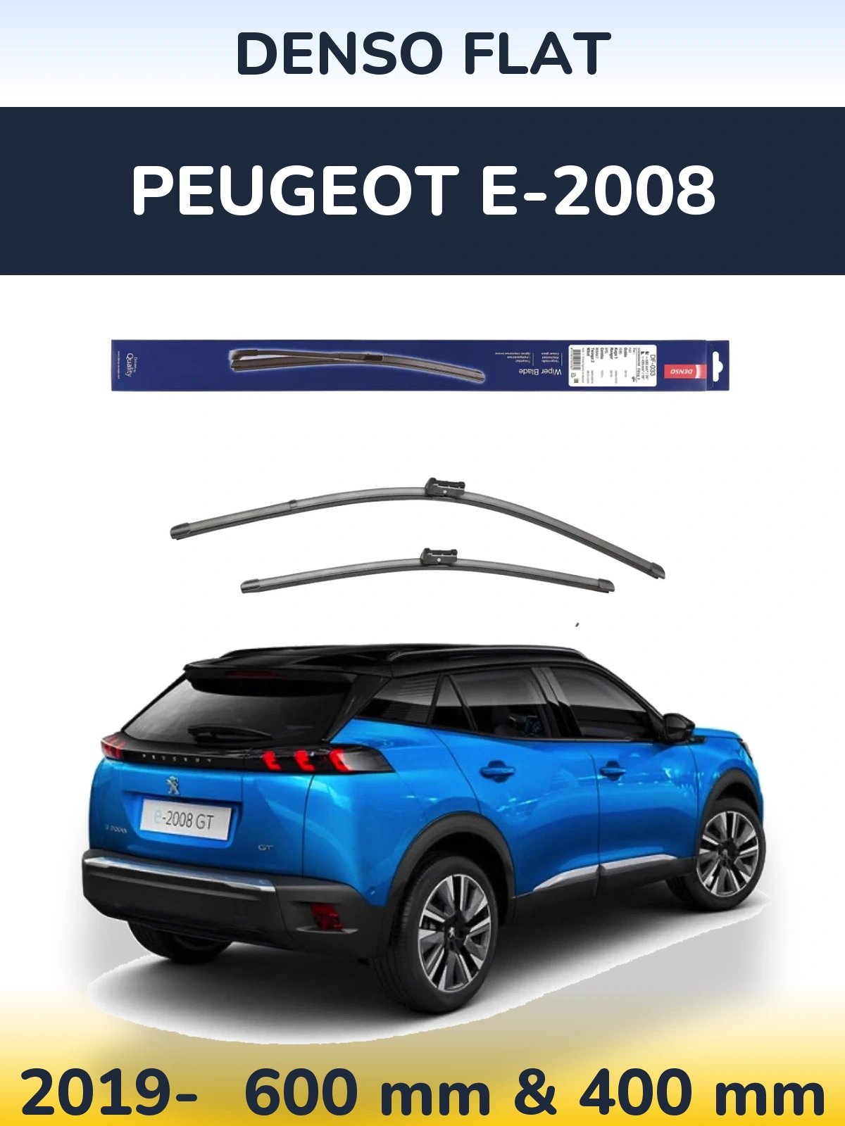 Ștergătoare Denso Flat pentru Peugeot e-2008