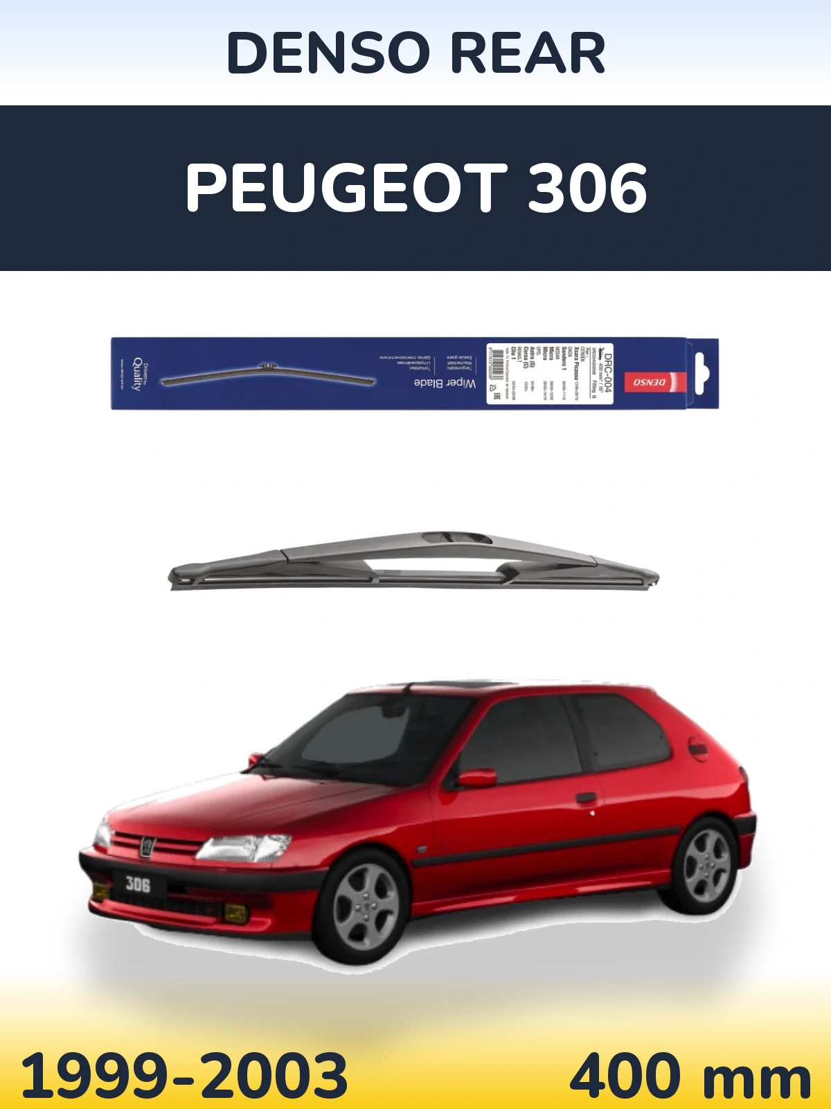 Ștergătoare Denso Rear pentru Peugeot 306