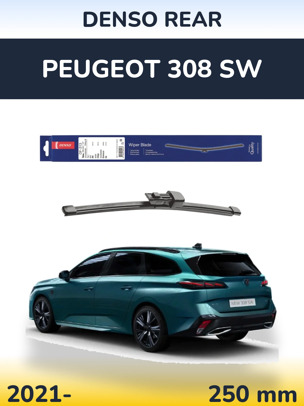 Ștergătoare Denso Rear pentru Peugeot 308 SW