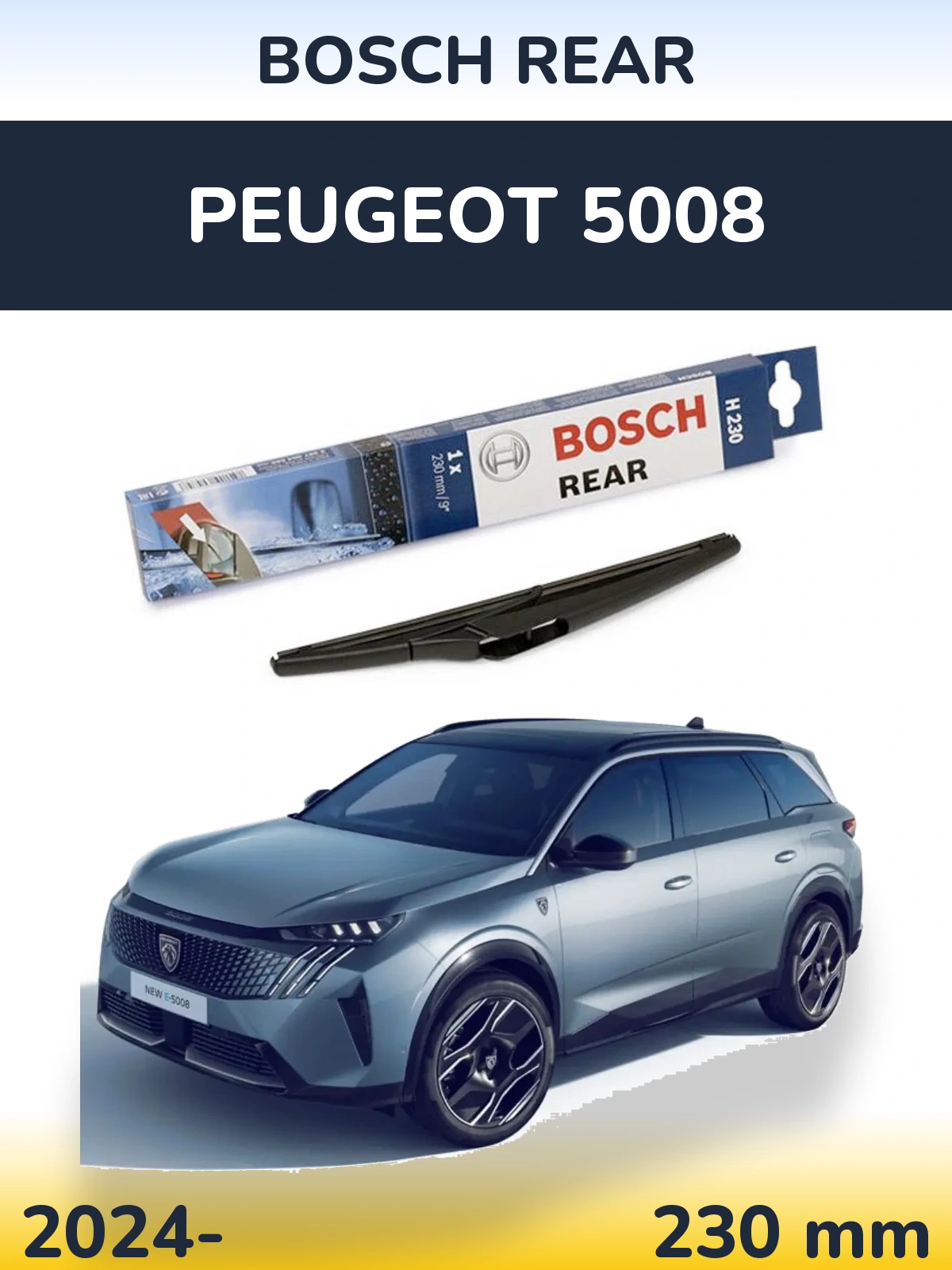 Ștergătoare BOSCH Rear pentru Peugeot 5008