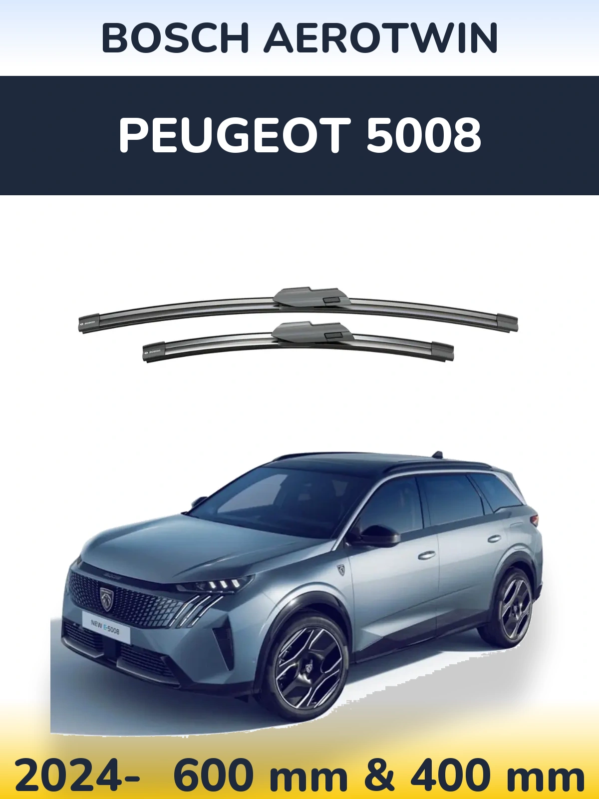 Ștergătoare BOSCH AeroTwin pentru Peugeot 5008