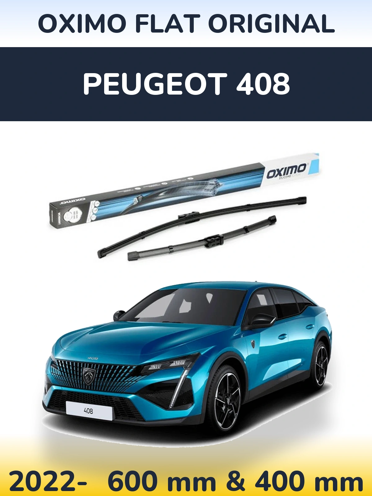 Ștergătoare Oximo Flat Original pentru Peugeot 408