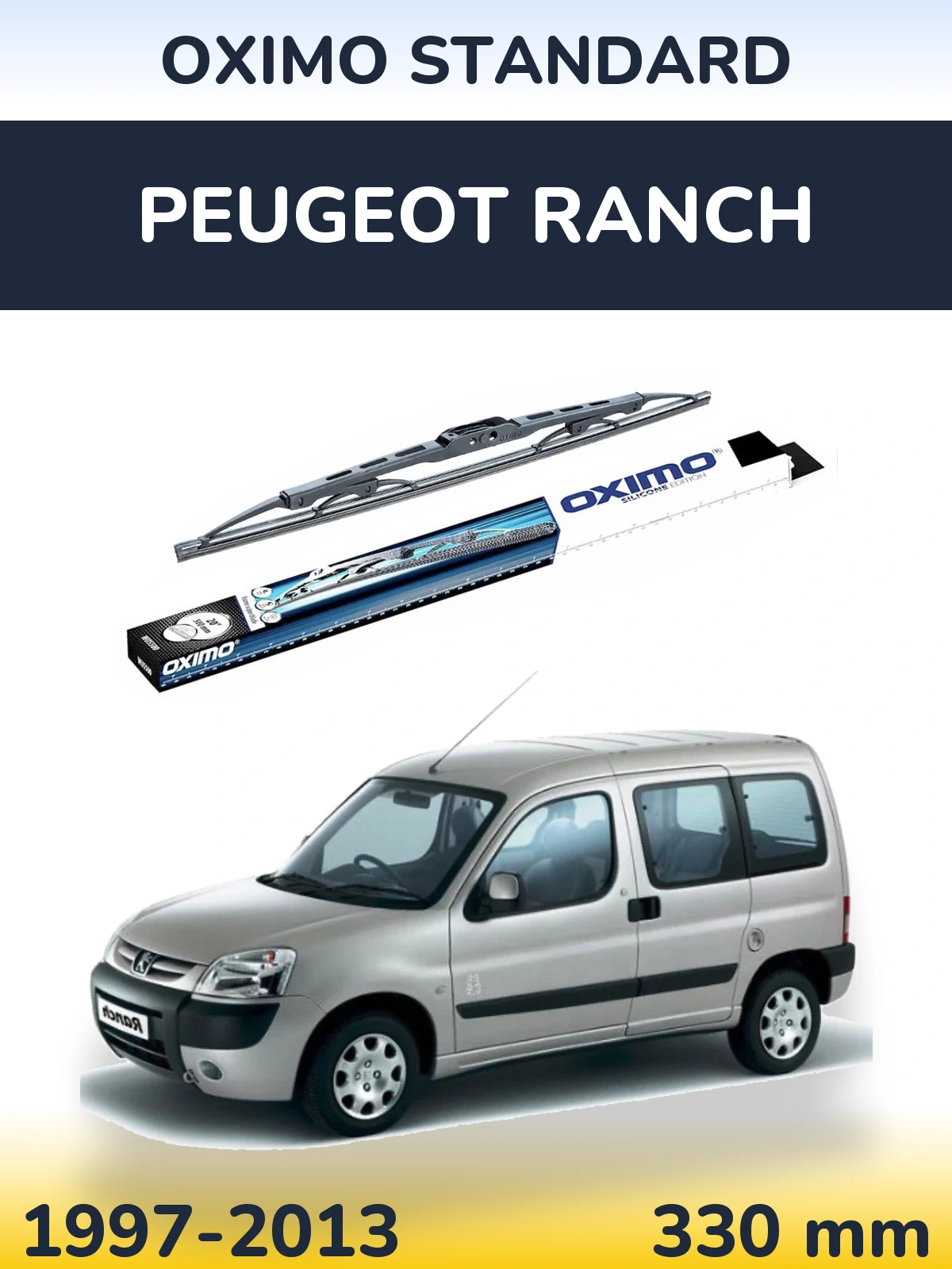 Ștergătoare Oximo Standard pentru Peugeot Ranch