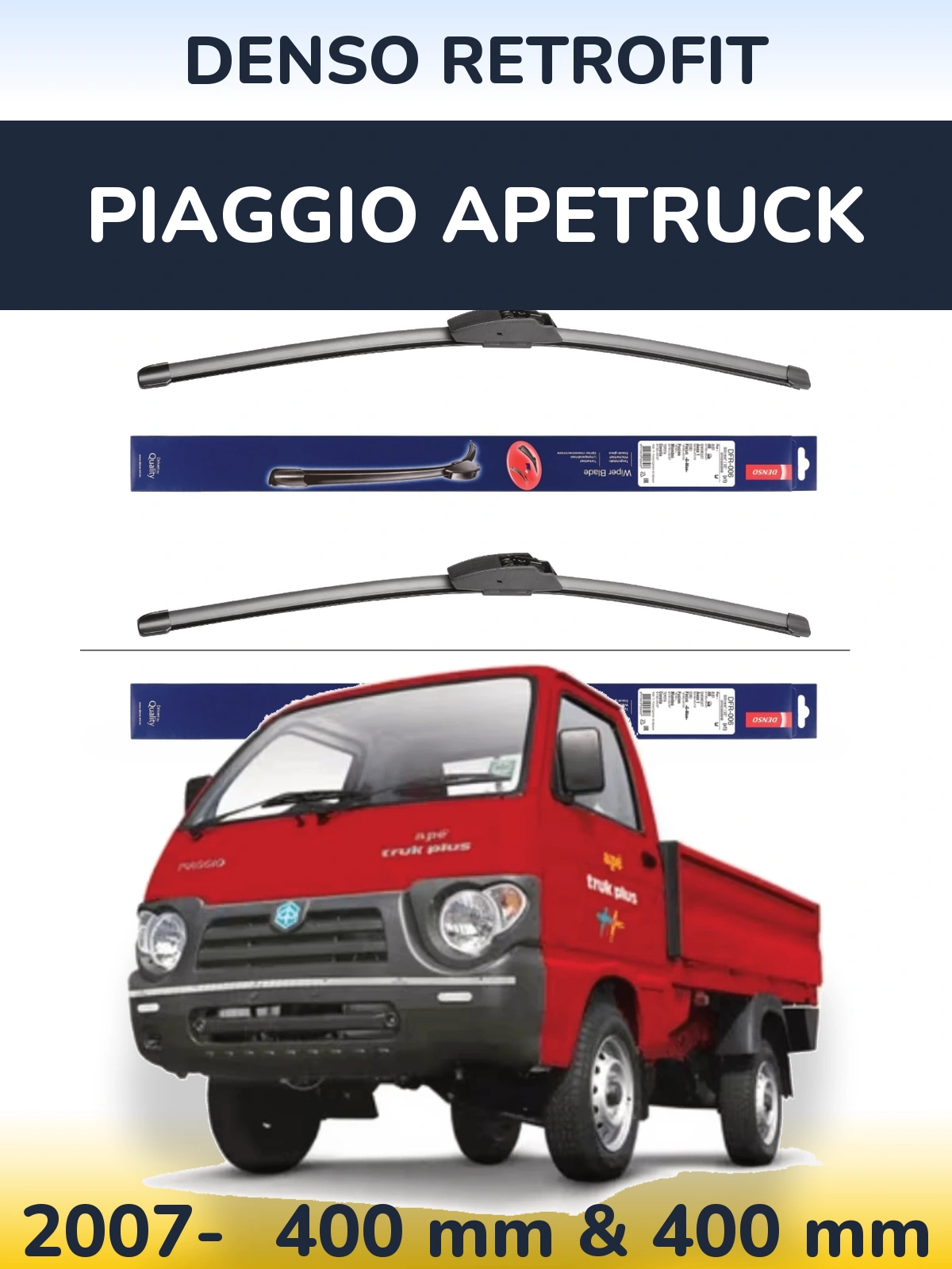 Ștergătoare Denso Retrofit pentru Piaggio Apetruck