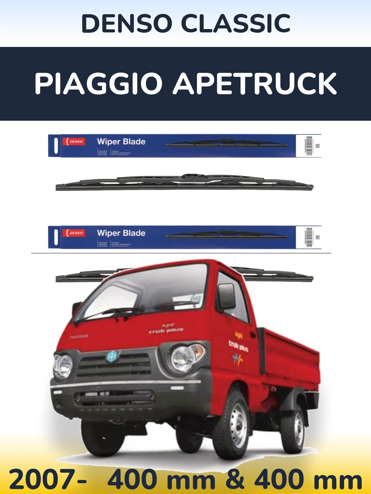 Ștergătoare Denso Classic pentru Piaggio Apetruck