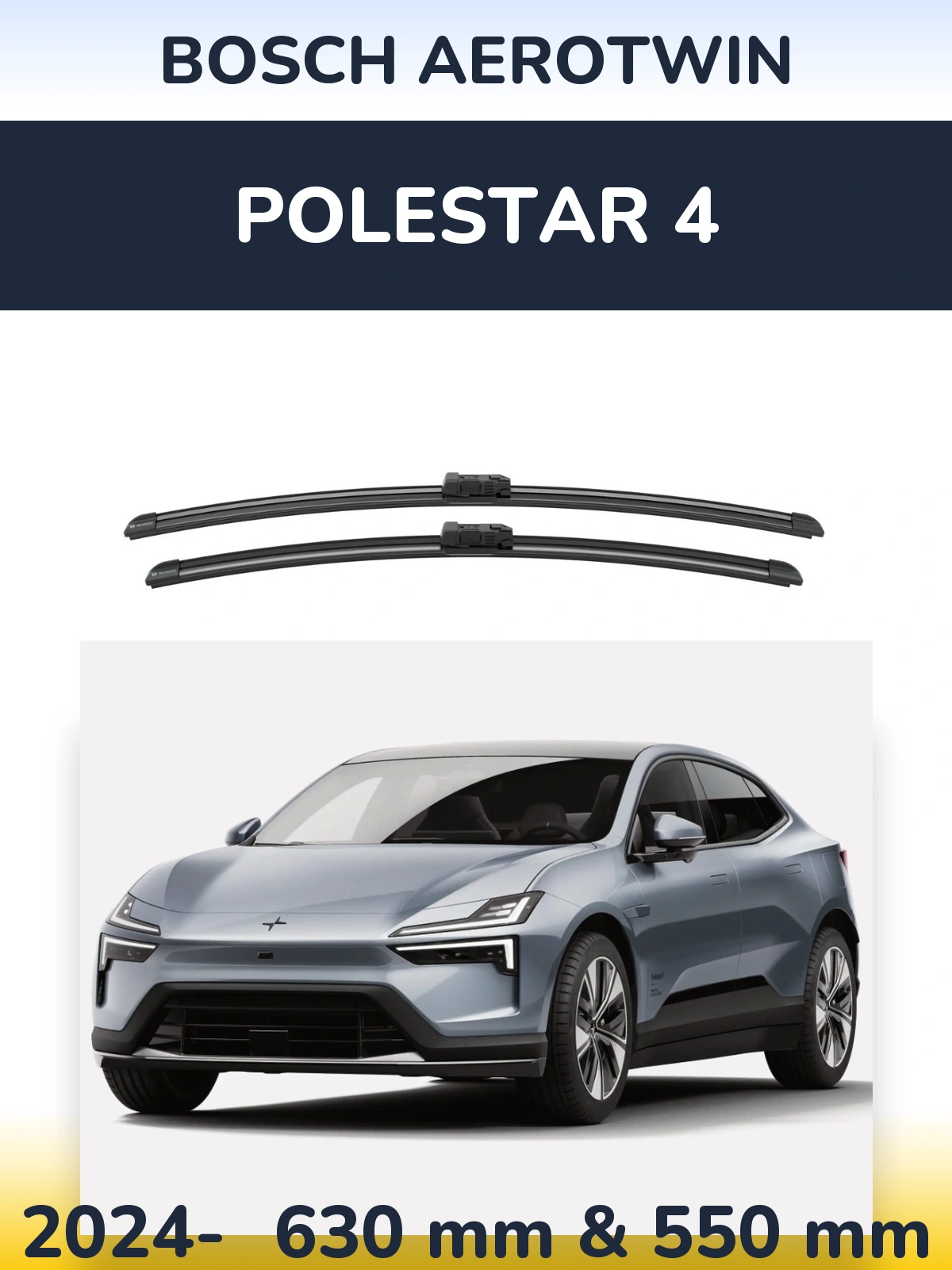 Ștergătoare BOSCH AeroTwin pentru Polestar 4