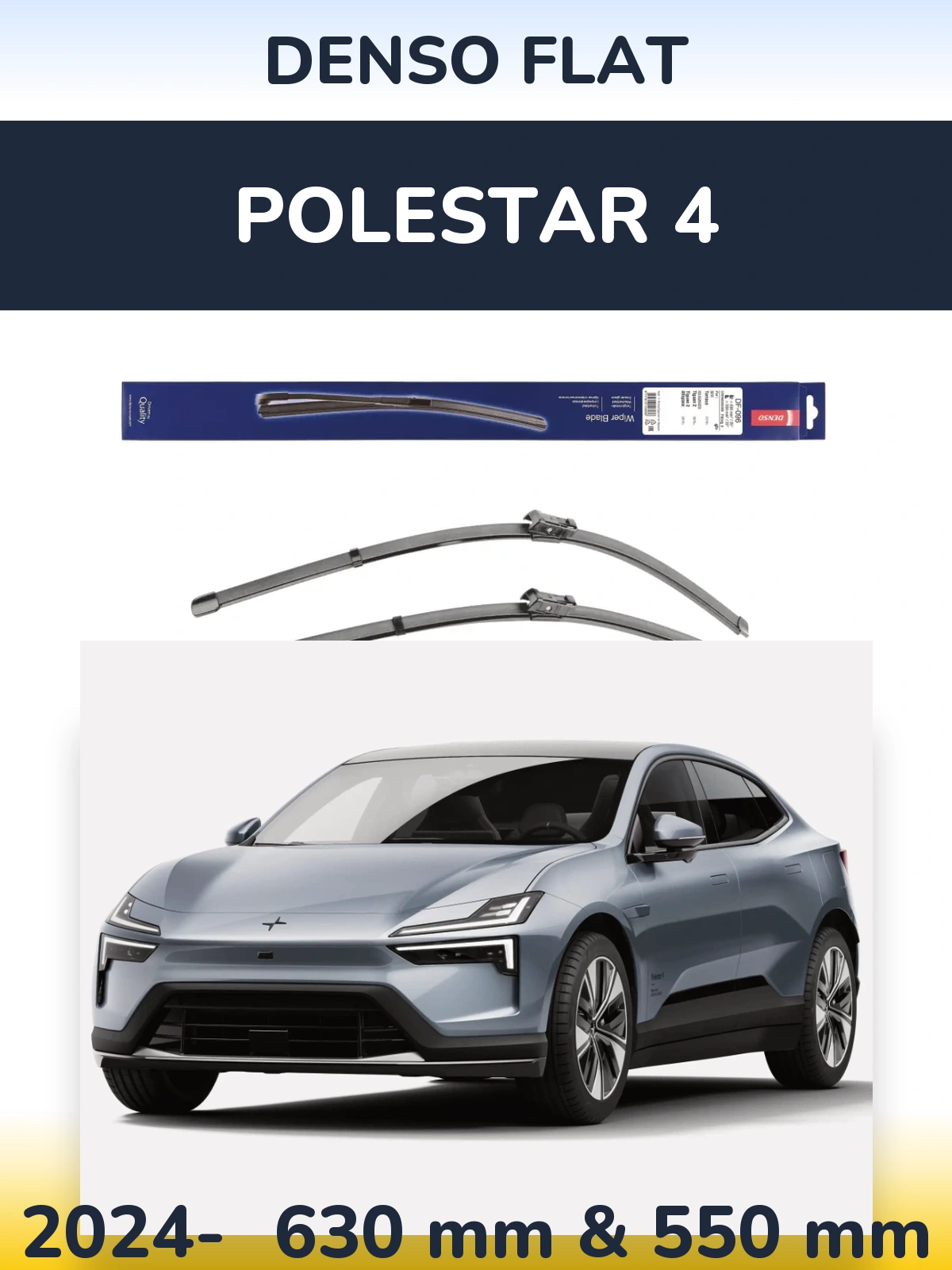 Ștergătoare Denso Flat pentru Polestar 4
