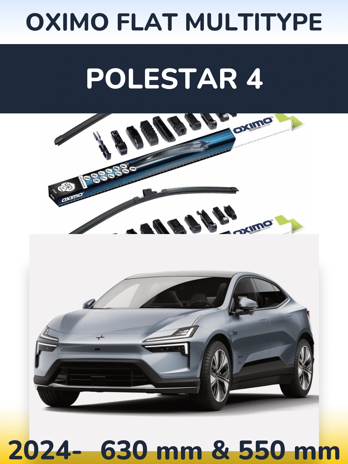 Ștergătoare Oximo Flat MultiTipe pentru Polestar 4