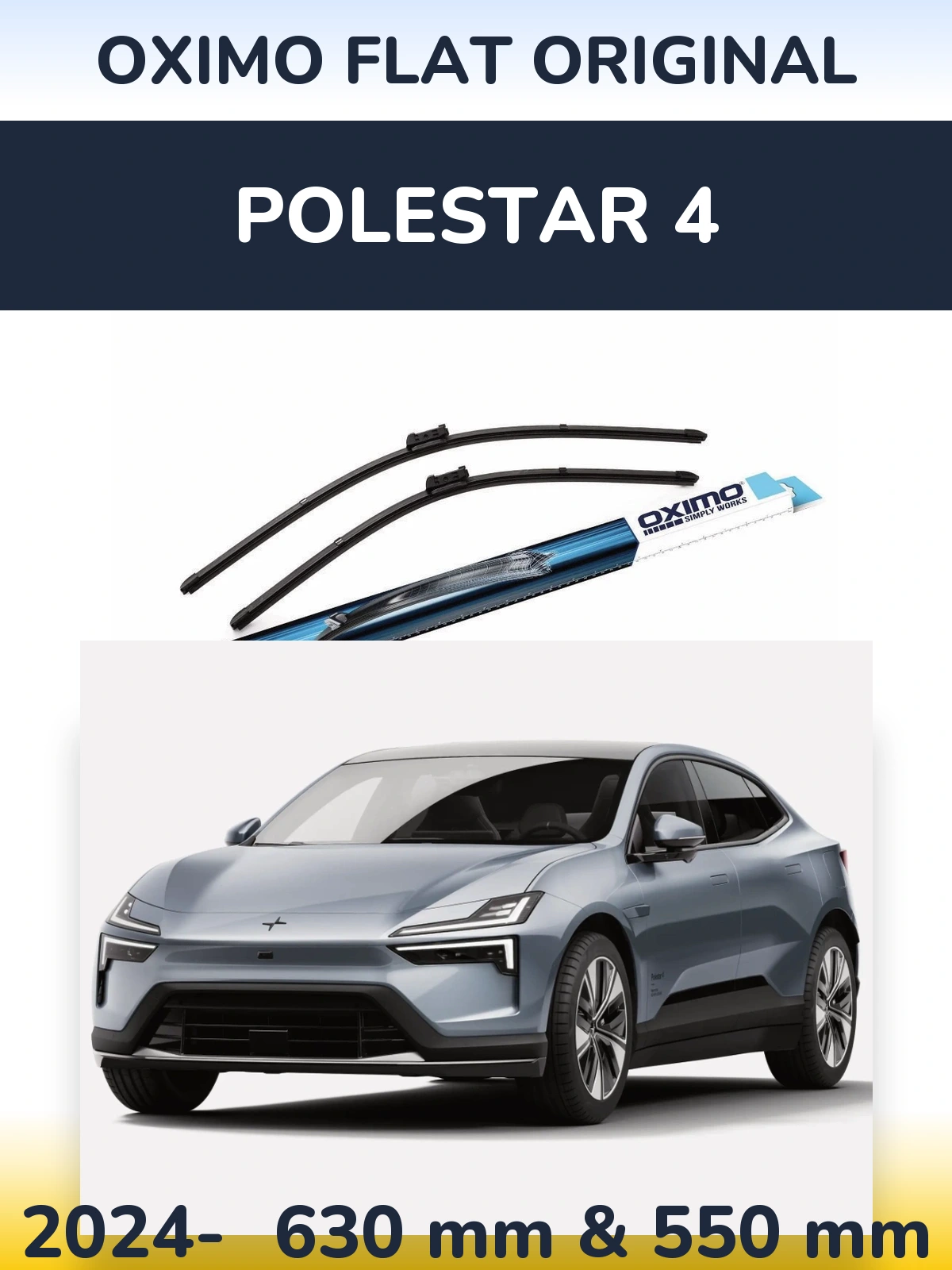 Ștergătoare Oximo Flat Original pentru Polestar 4