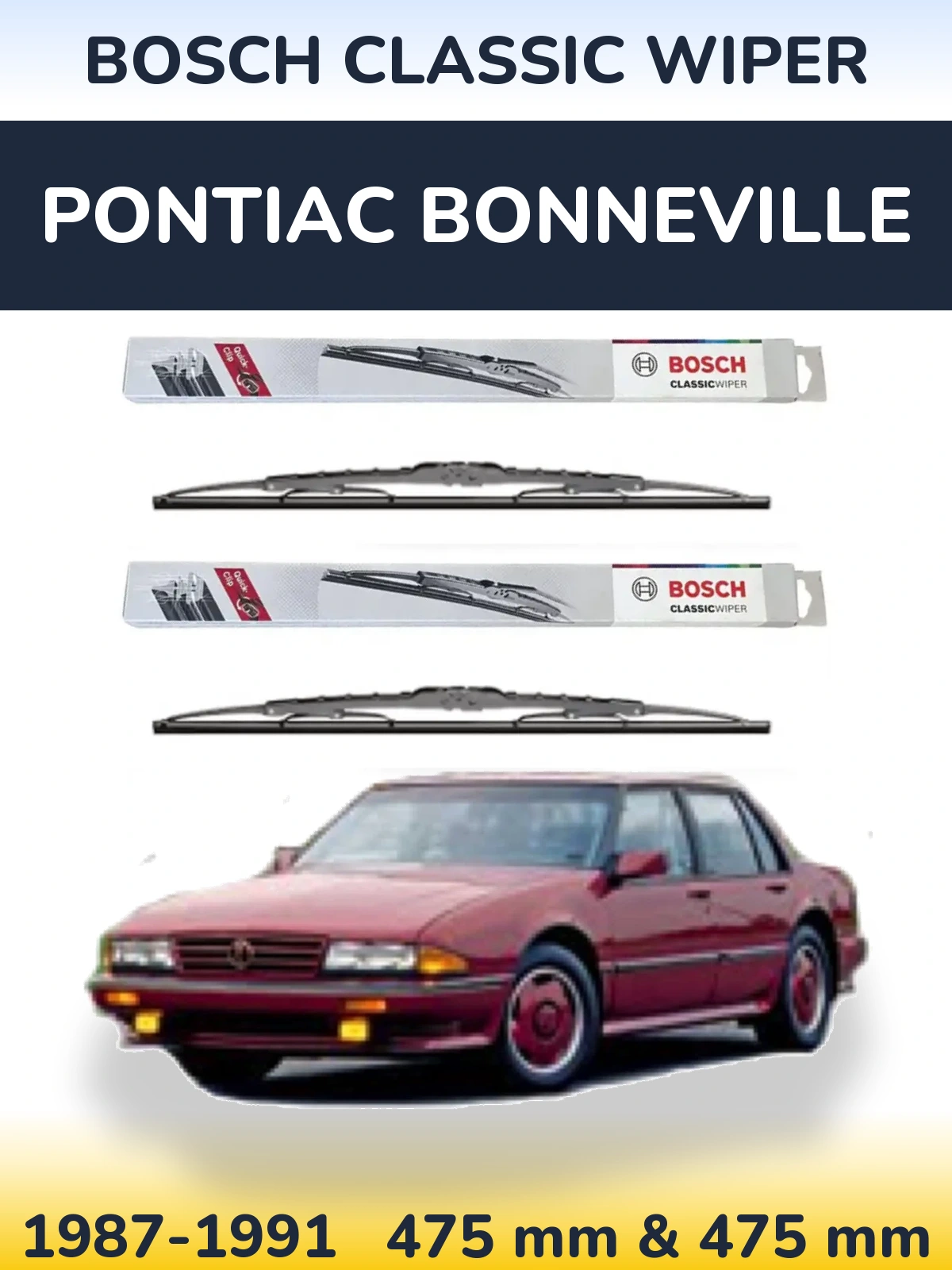 Ștergătoare BOSCH Classic Wiper pentru Pontiac Bonneville