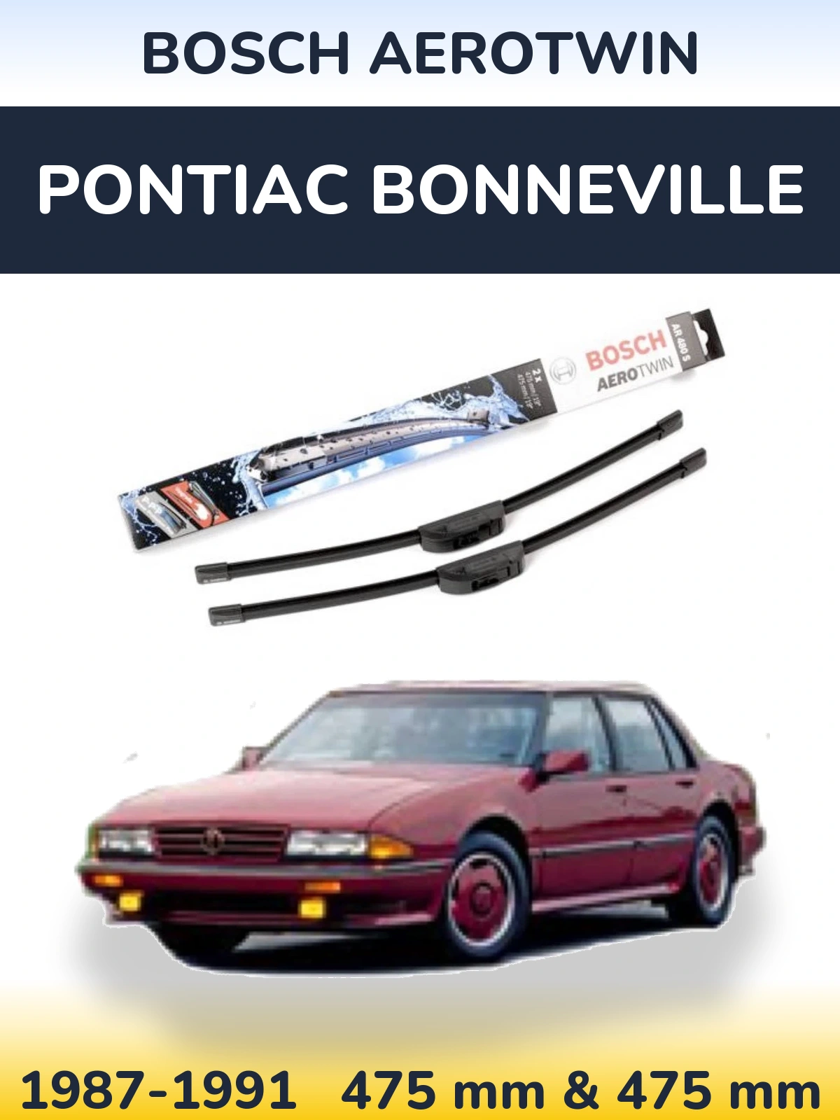 Ștergătoare BOSCH AeroTwin pentru Pontiac Bonneville