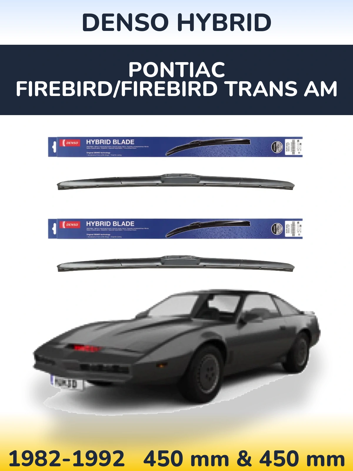 Ștergătoare Denso Hybrid pentru Pontiac Firebird/Firebird Trans Am