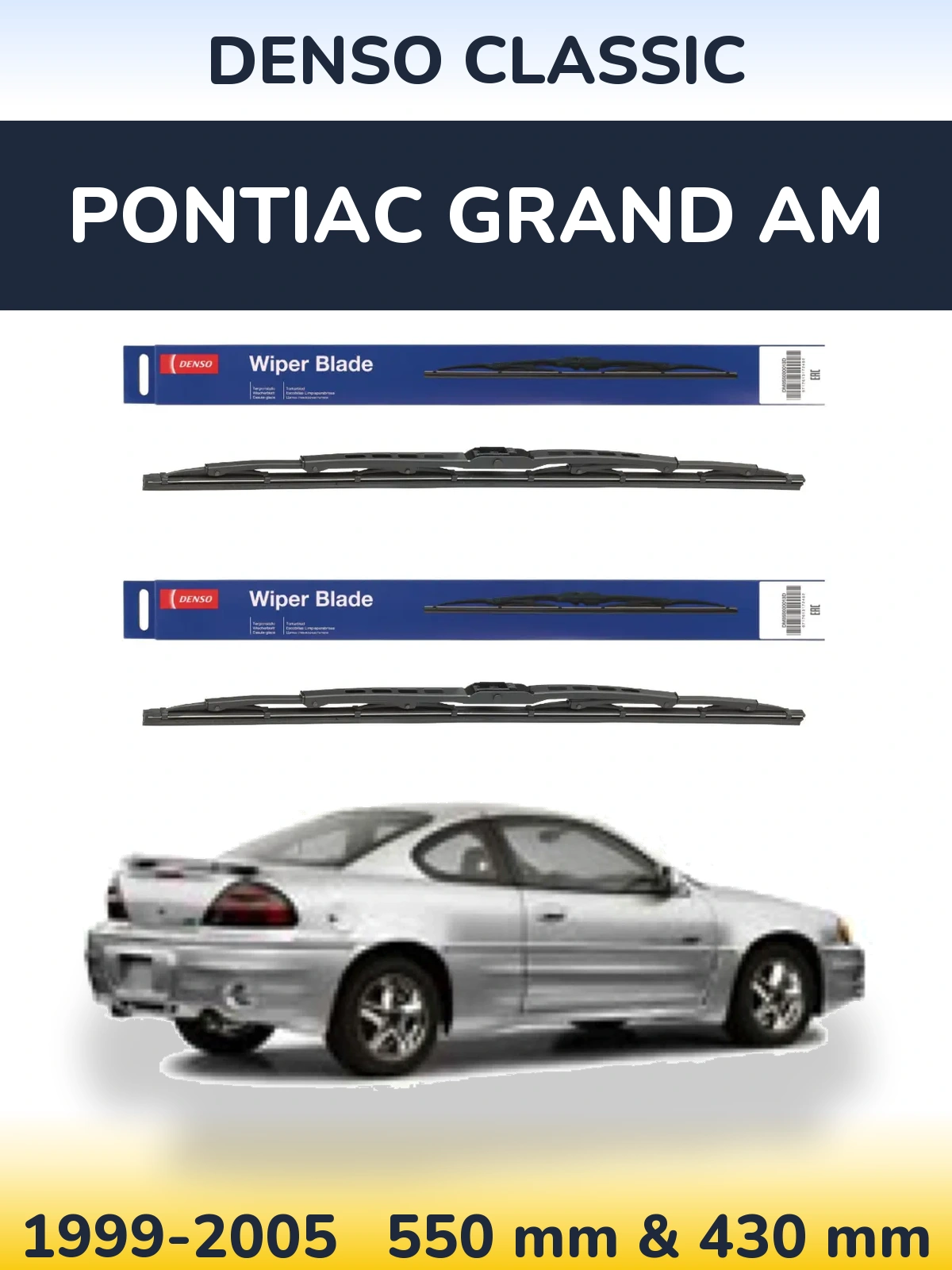 Ștergătoare Denso Classic pentru Pontiac Grand AM