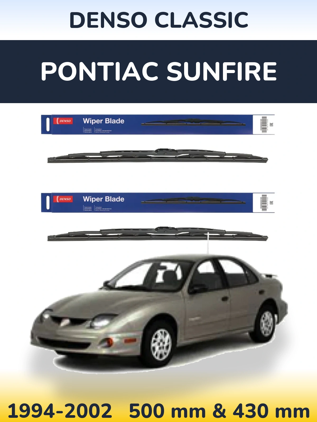 Ștergătoare Denso Classic pentru Pontiac Sunfire