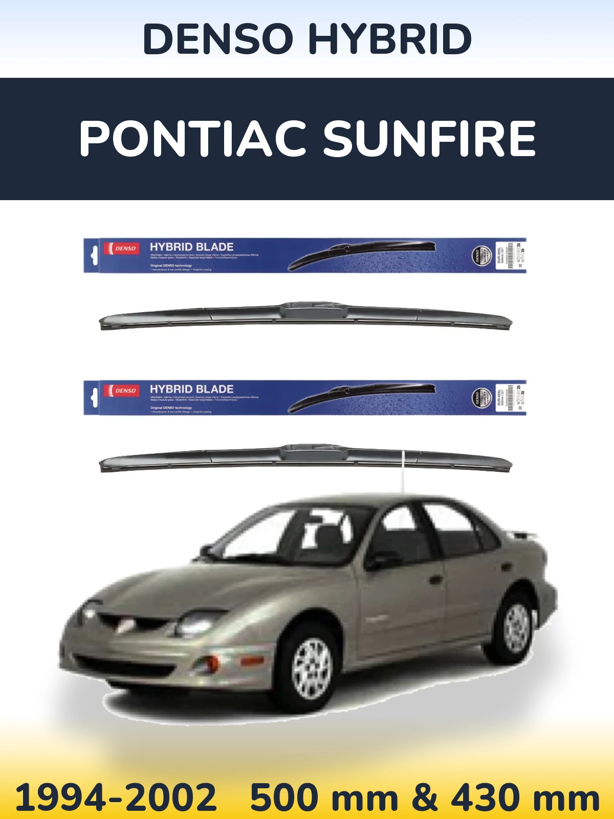 Ștergătoare Denso Hybrid pentru Pontiac Sunfire