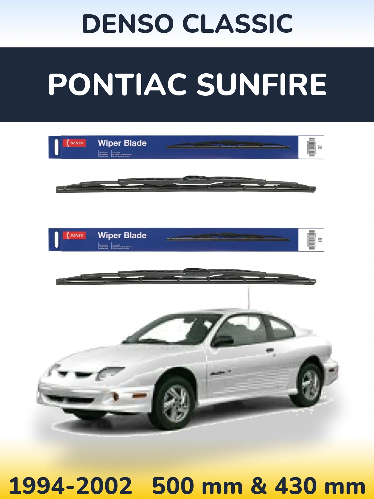 Ștergătoare Denso Classic pentru Pontiac Sunfire
