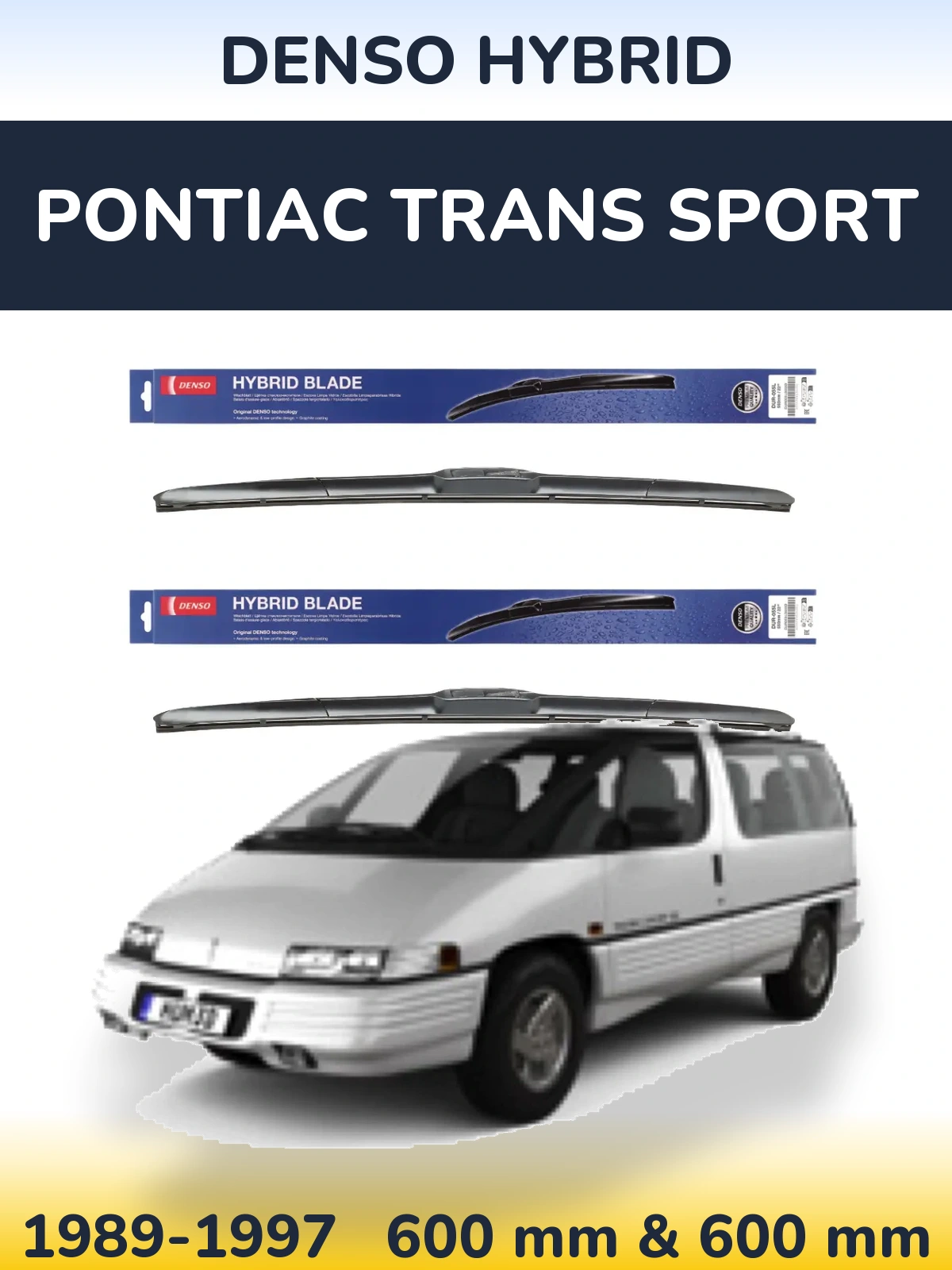 Ștergătoare Denso Hybrid pentru Pontiac Trans Sport