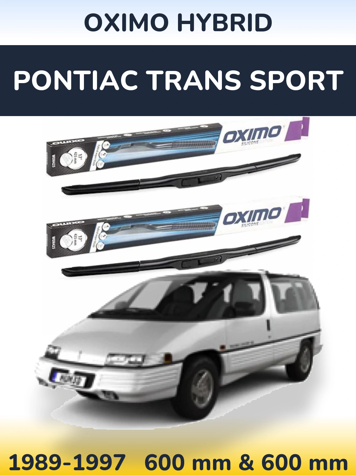 Ștergătoare Oximo Hybrid pentru Pontiac Trans Sport
