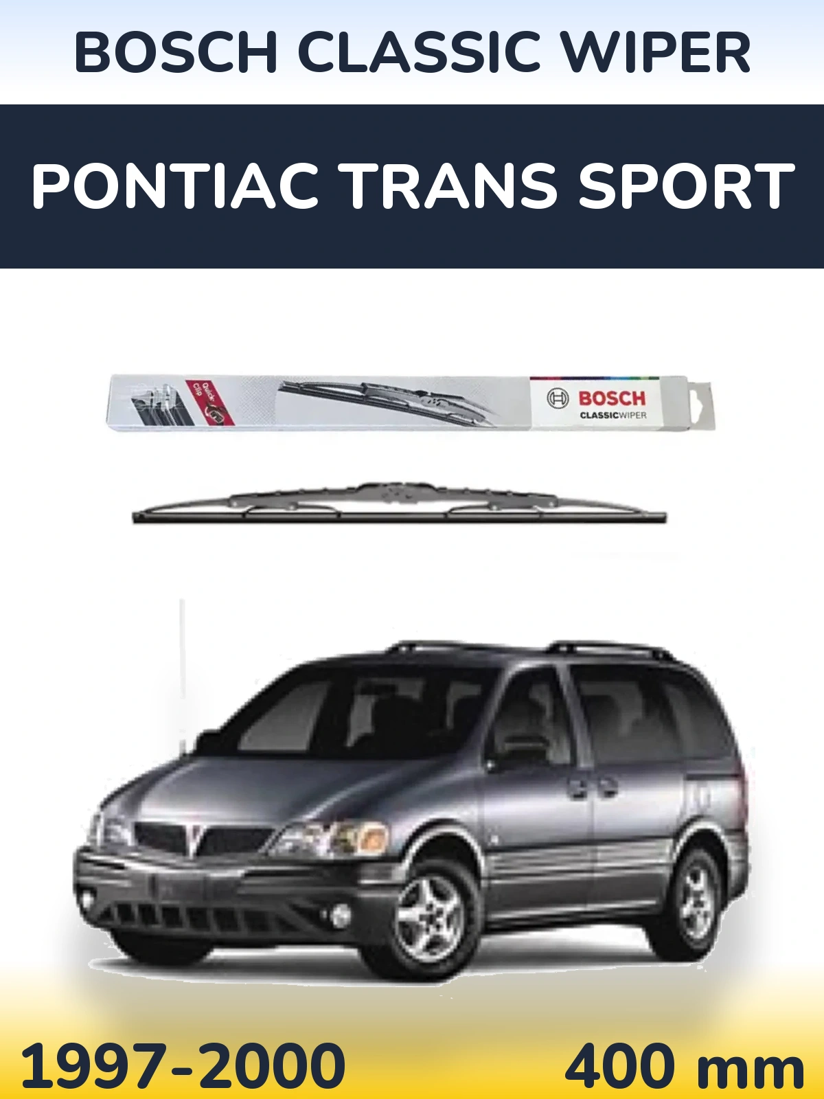 Ștergătoare BOSCH Classic Wiper pentru Pontiac Trans Sport