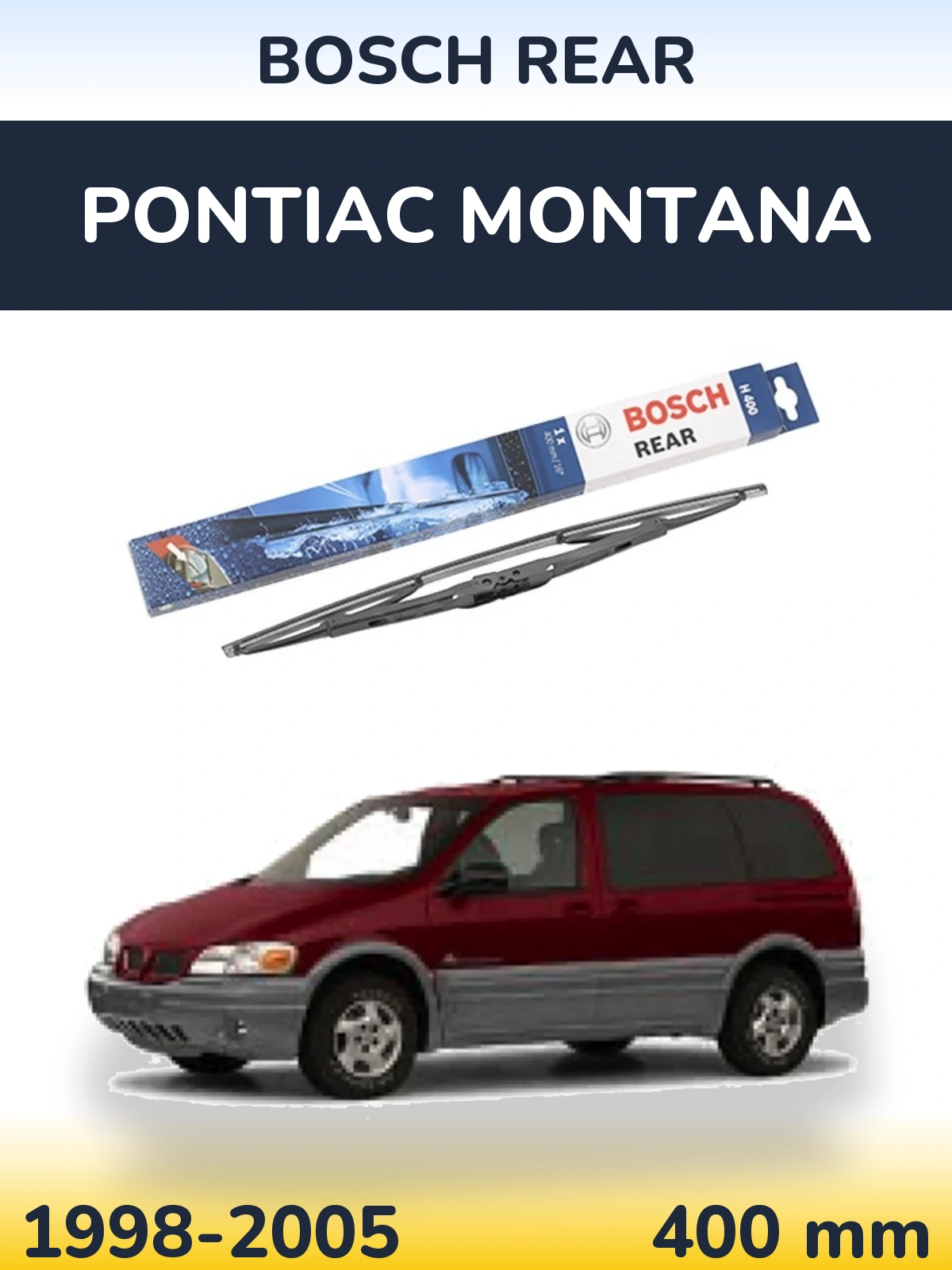 Ștergătoare BOSCH Rear pentru Pontiac Montana