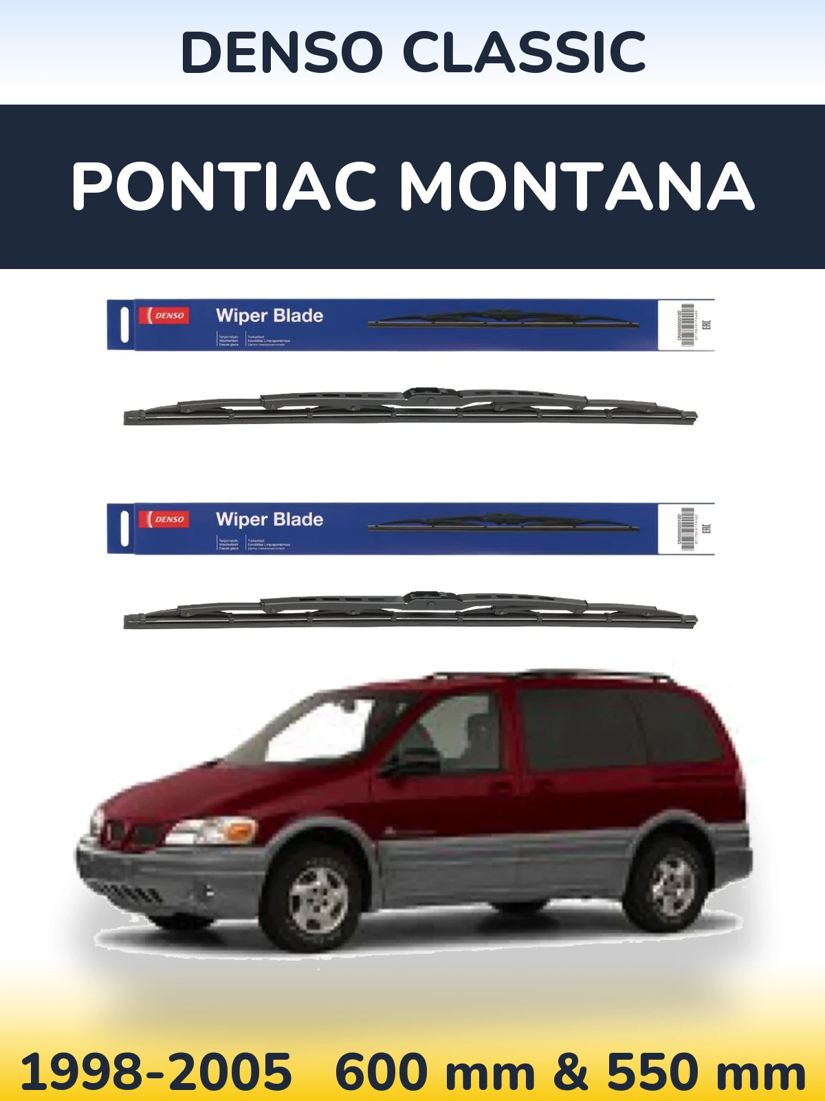 Ștergătoare Denso Classic pentru Pontiac Montana