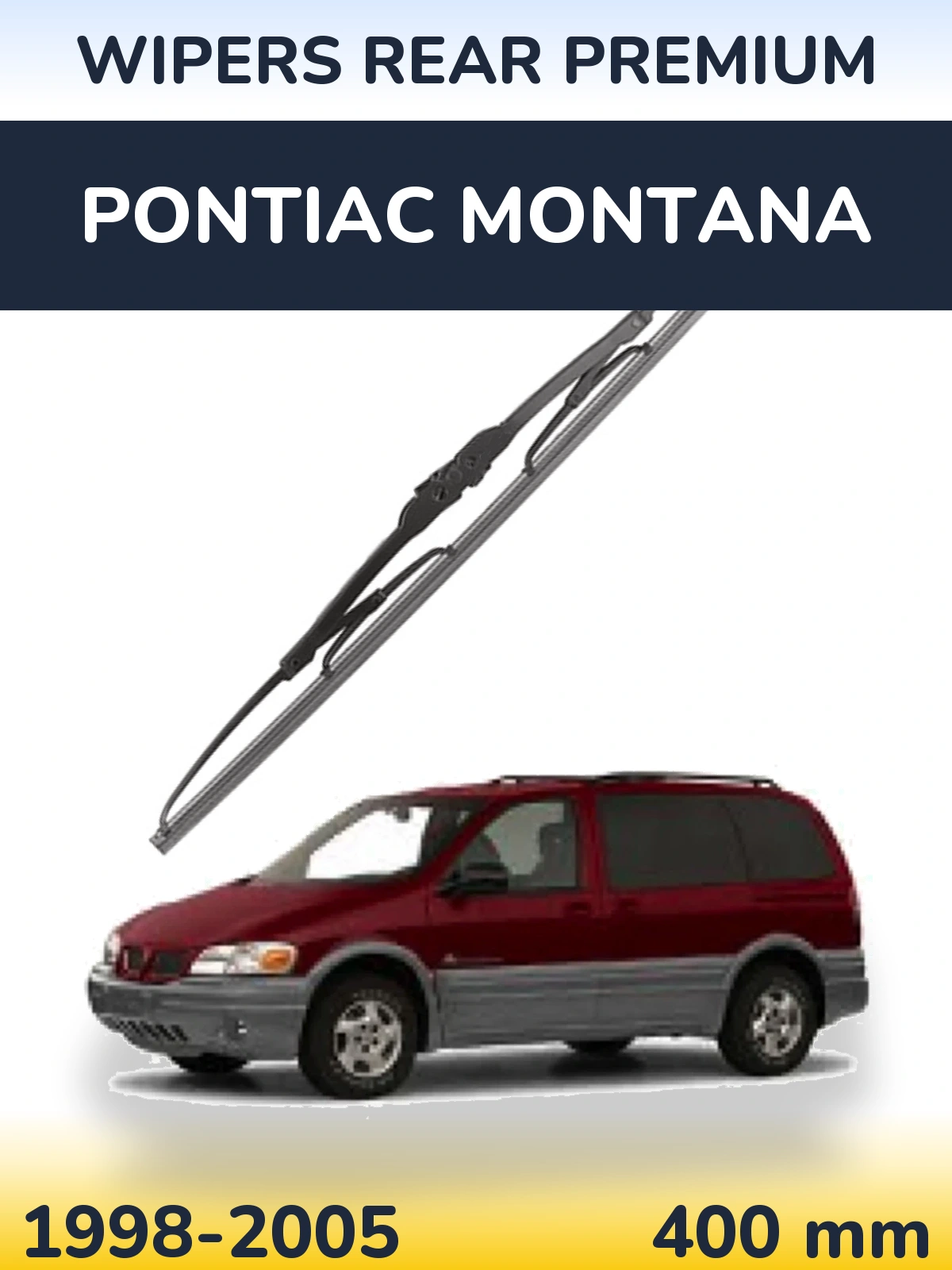Ștergătoare WIPERS REAR PREMIUM pentru Pontiac Montana