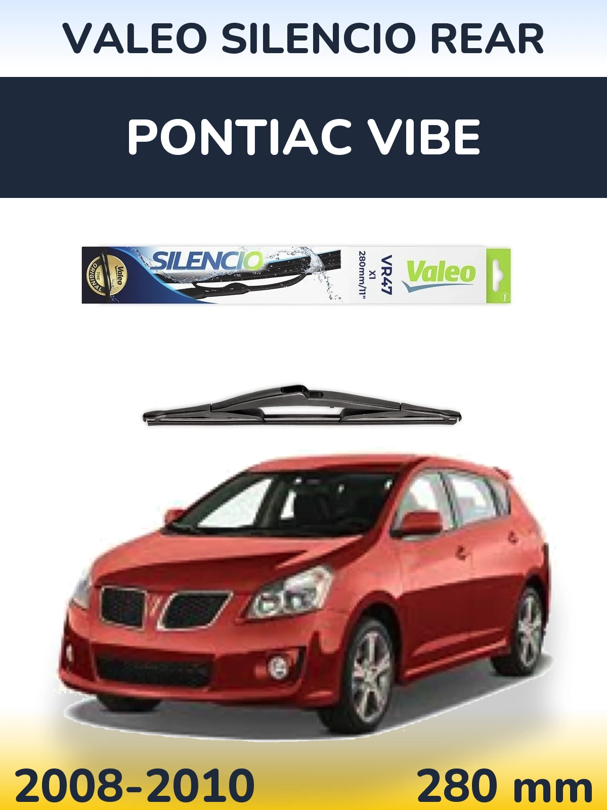 Ștergătoare Valeo Silencio Rear pentru Pontiac Vibe
