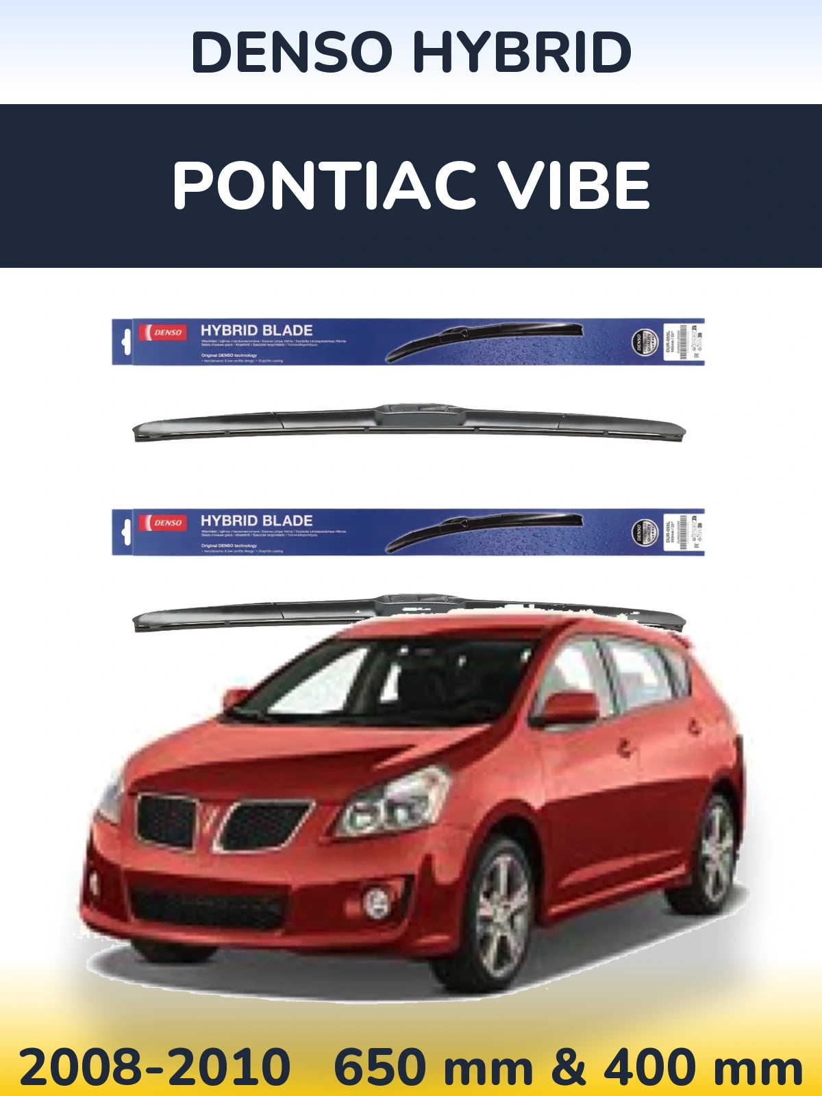 Ștergătoare Denso Hybrid pentru Pontiac Vibe