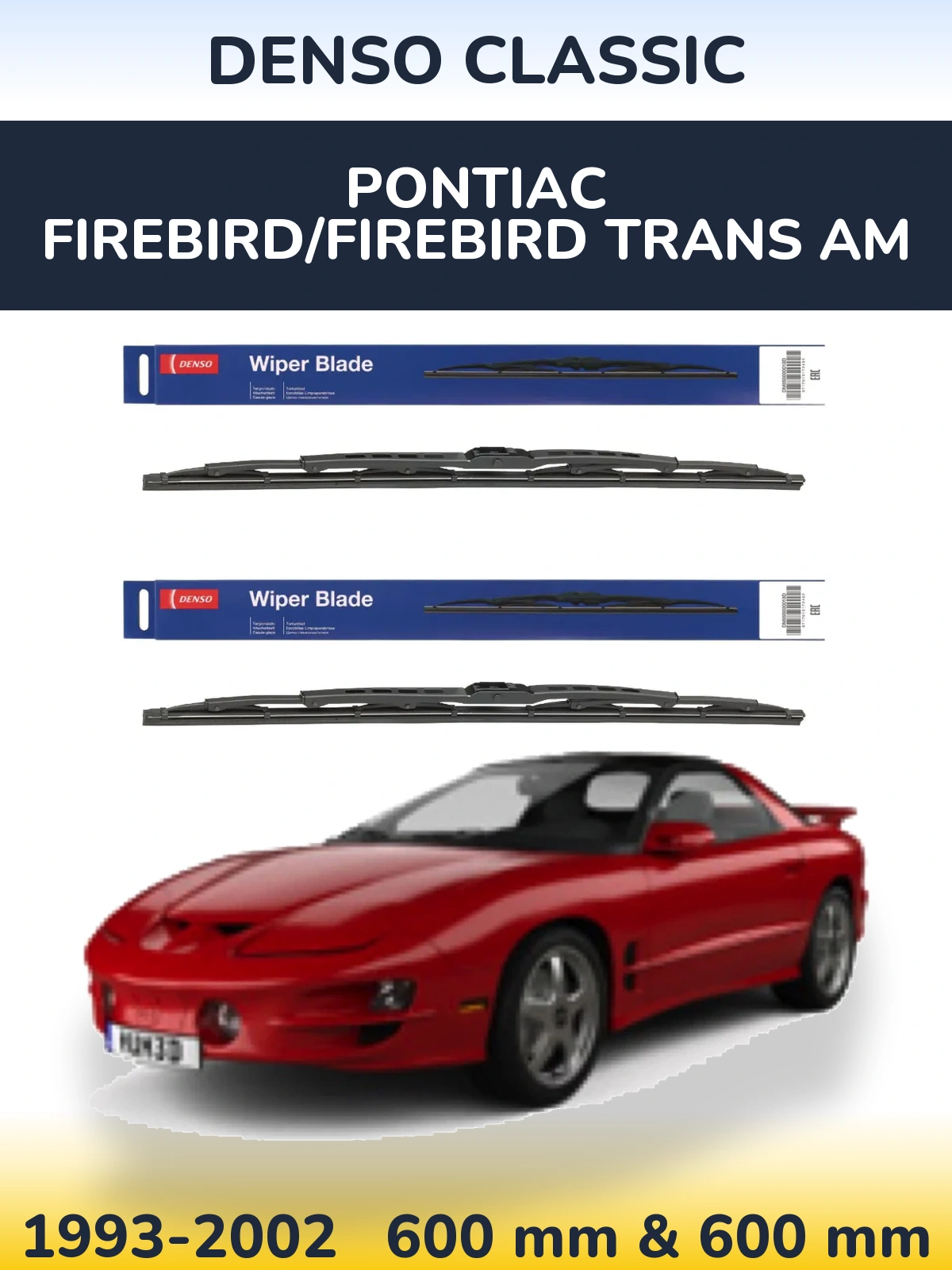 Ștergătoare Denso Classic pentru Pontiac Firebird/Firebird Trans Am