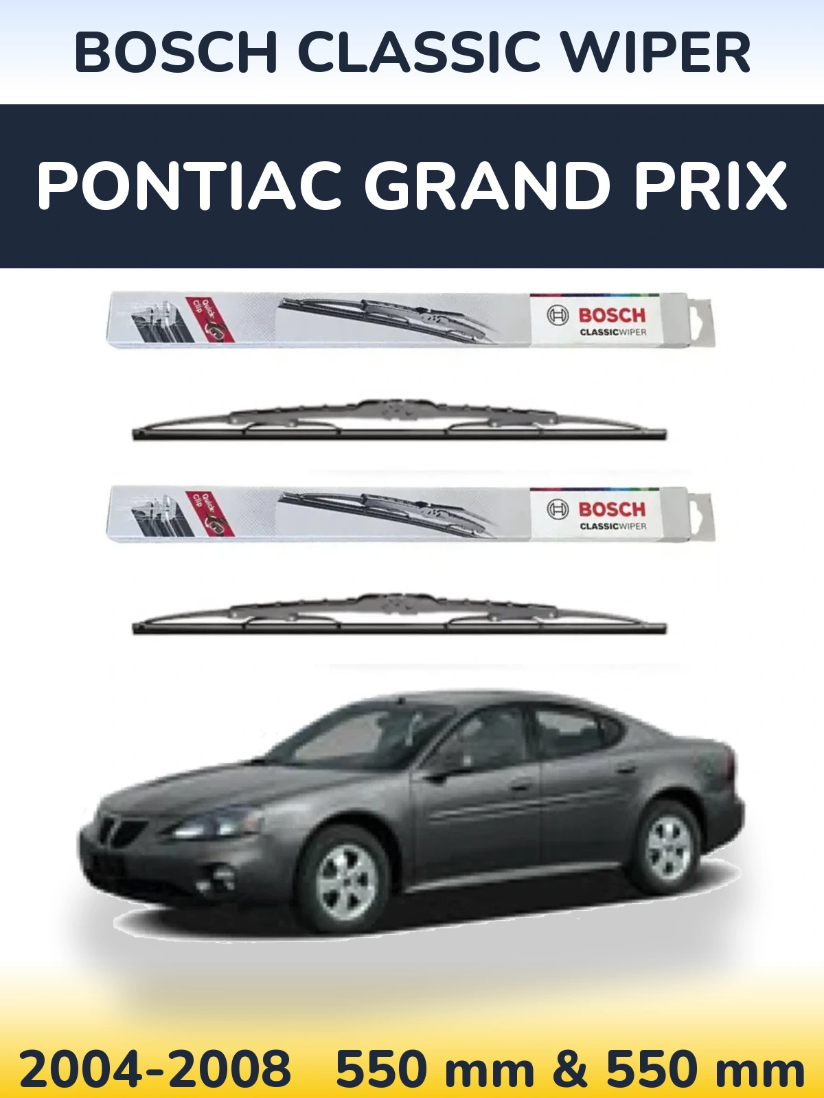 Ștergătoare BOSCH Classic Wiper pentru Pontiac Grand Prix