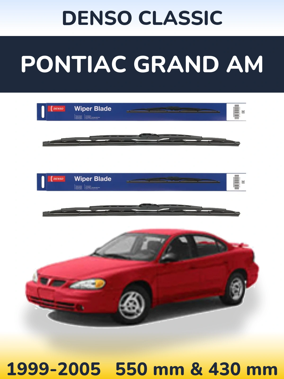 Ștergătoare Denso Classic pentru Pontiac Grand AM