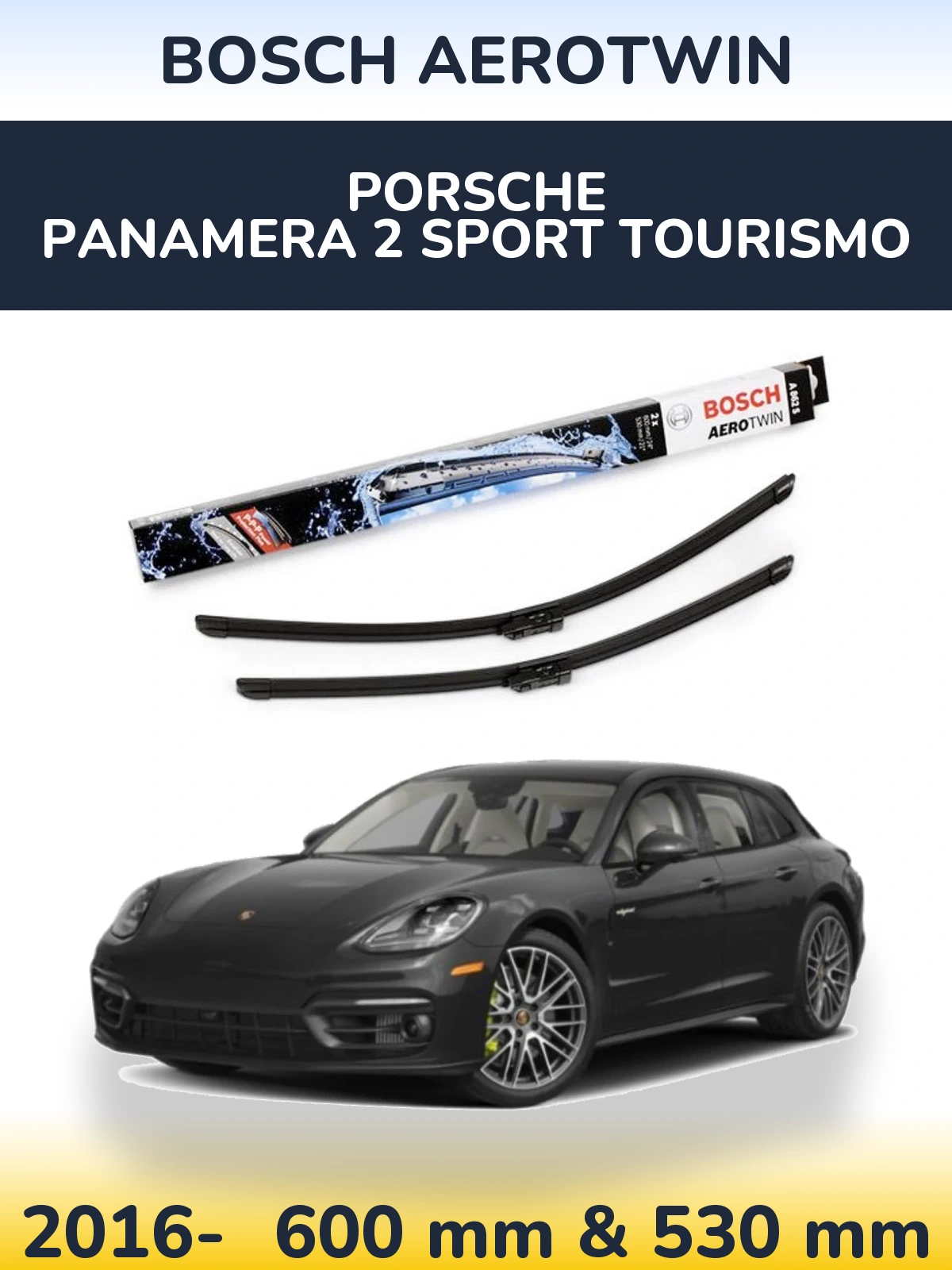 Ștergătoare BOSCH AeroTwin pentru Porsche Panamera 2 Sport Tourismo