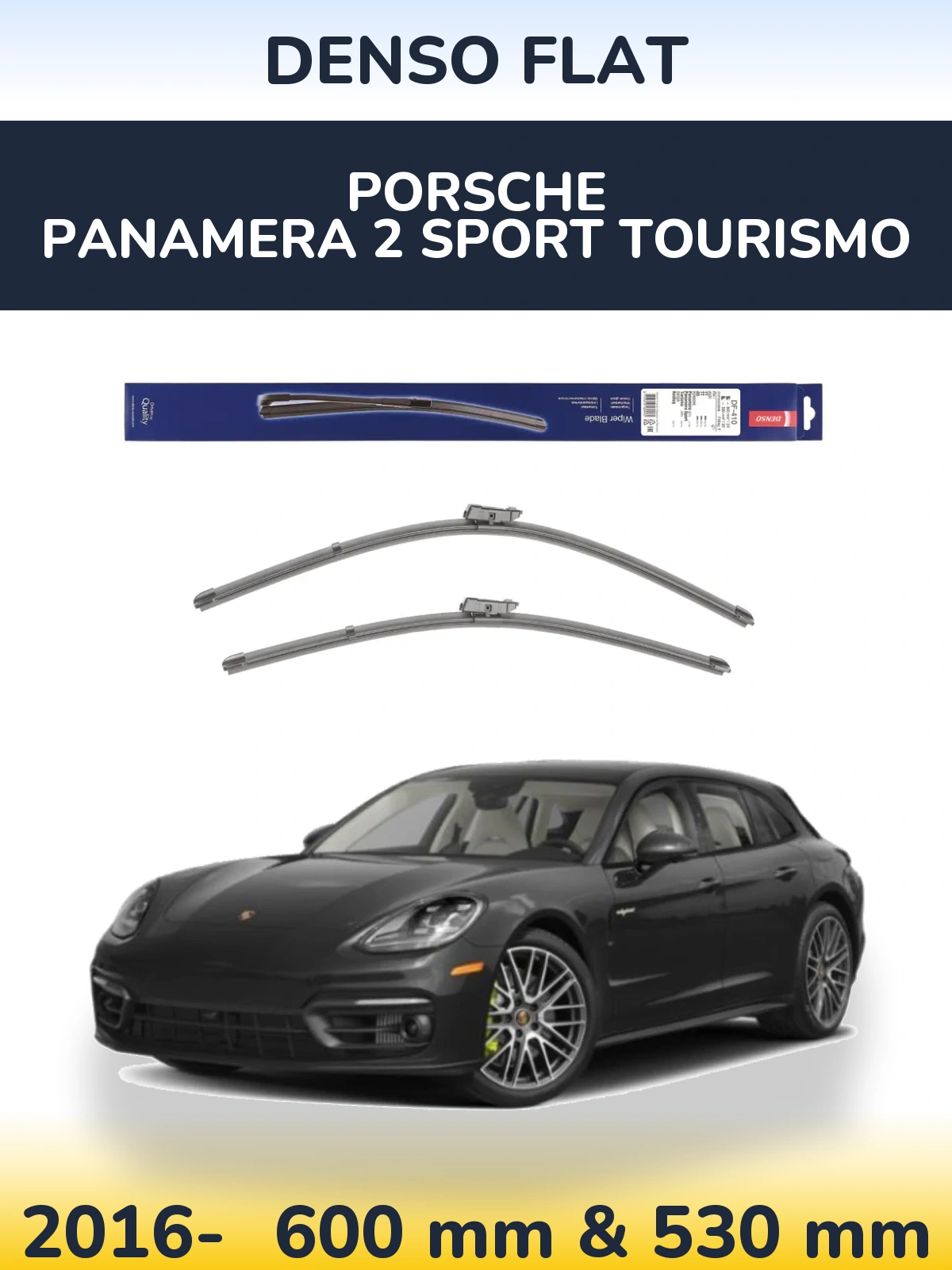 Ștergătoare Denso Flat pentru Porsche Panamera 2 Sport Tourismo