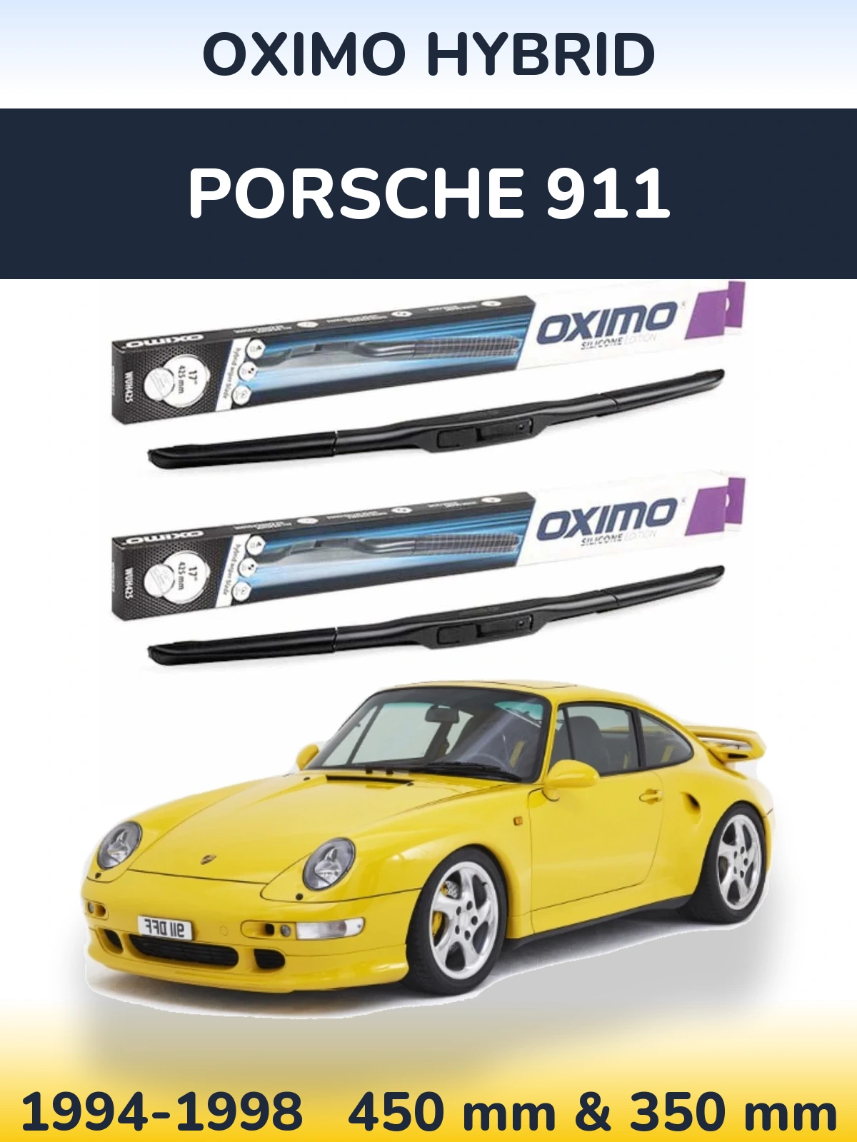 Ștergătoare Oximo Hybrid pentru Porsche 911