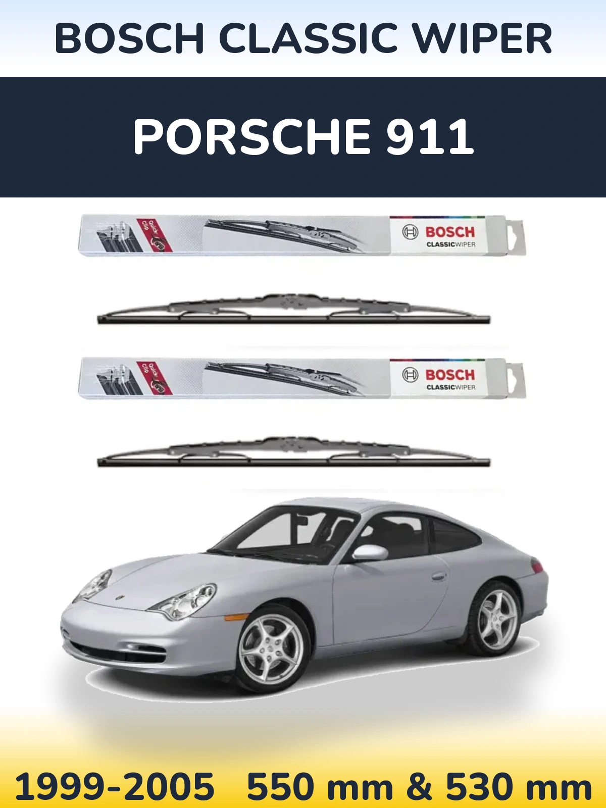 Ștergătoare BOSCH Classic Wiper pentru Porsche 911