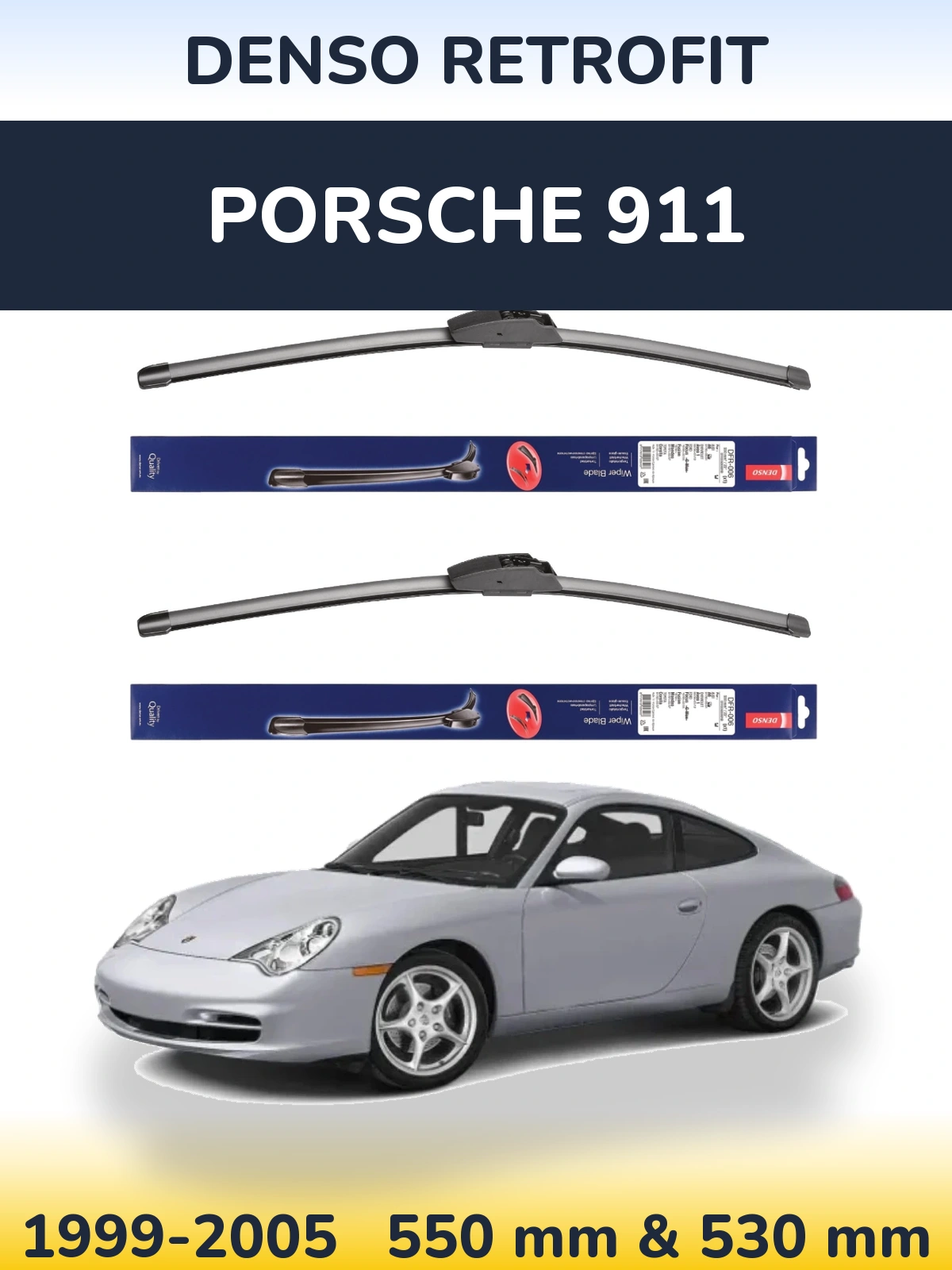 Ștergătoare Denso Retrofit pentru Porsche 911